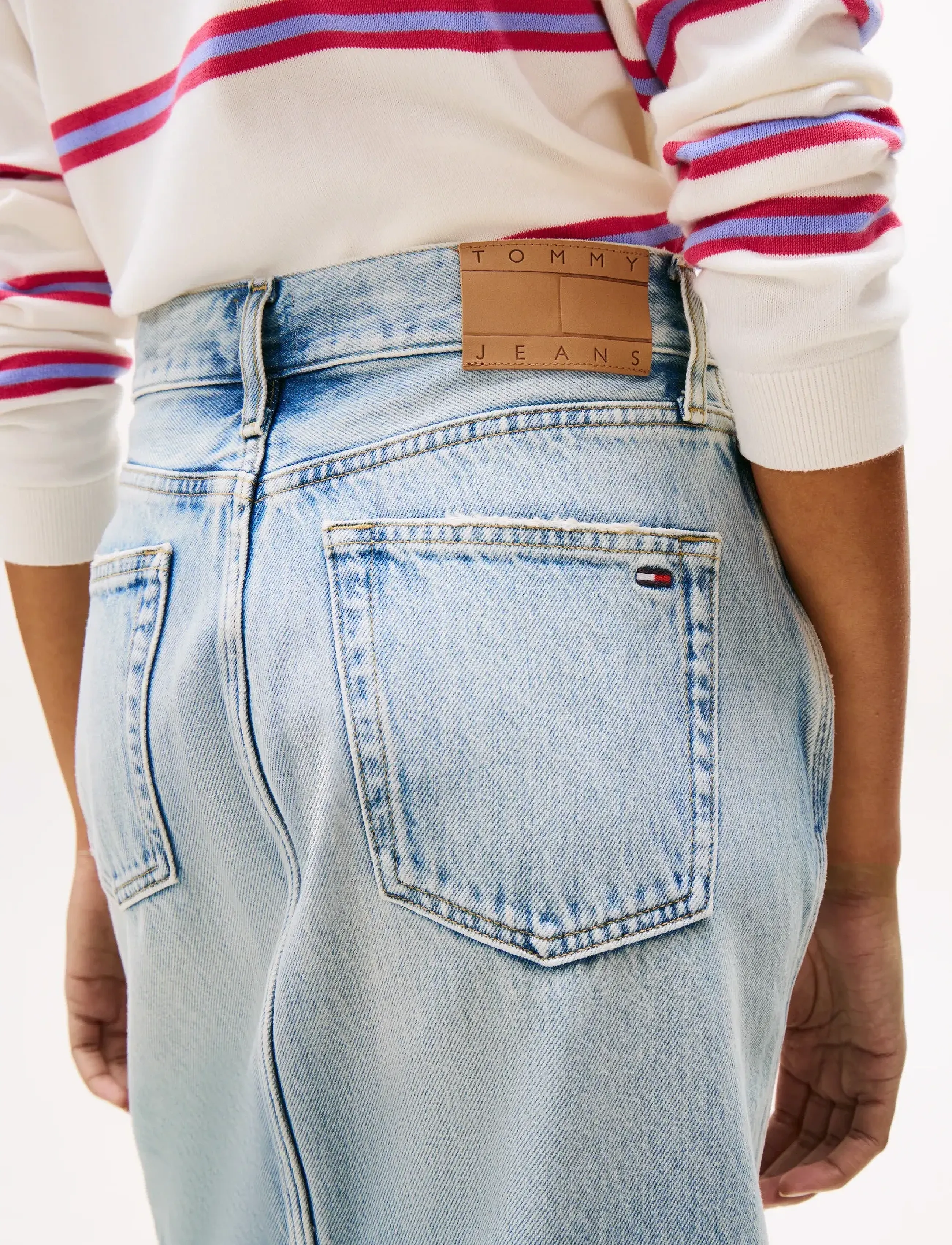Tommy Jeans - CLAIRE SKIRT CBF DI2014 - spódnice dżinsowe - denim light - 3