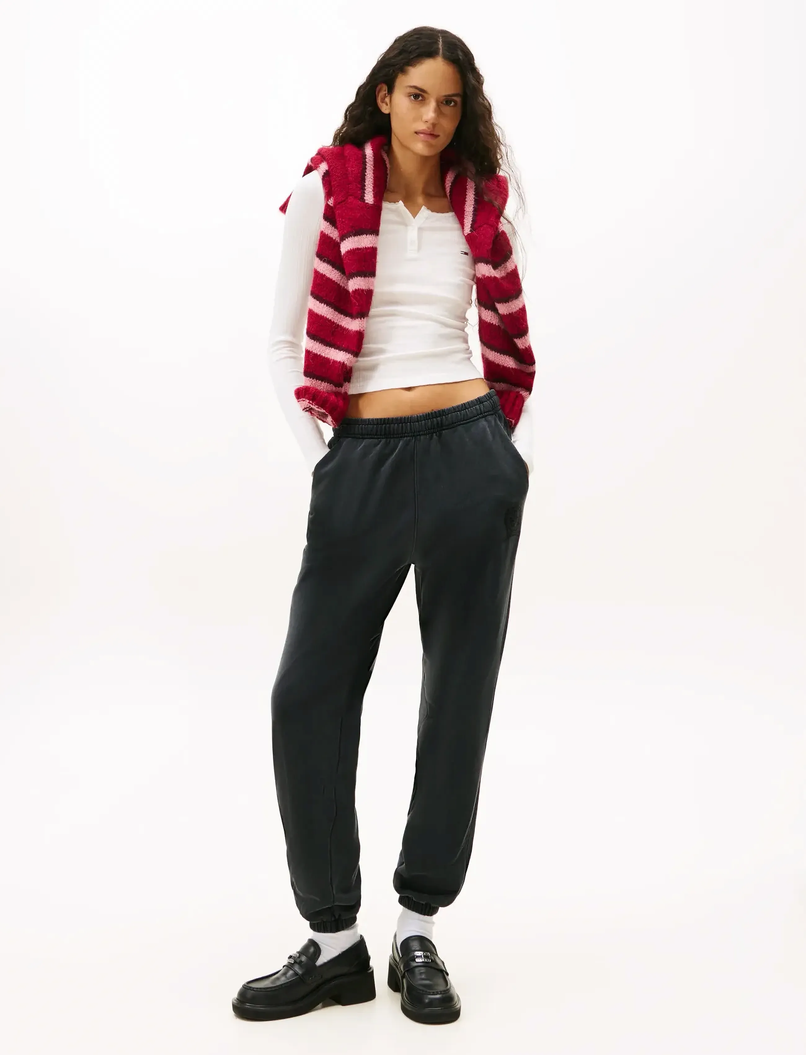 Tommy Jeans - TJW SLIM SH IRREGULAR RIB LS - ecru - 2