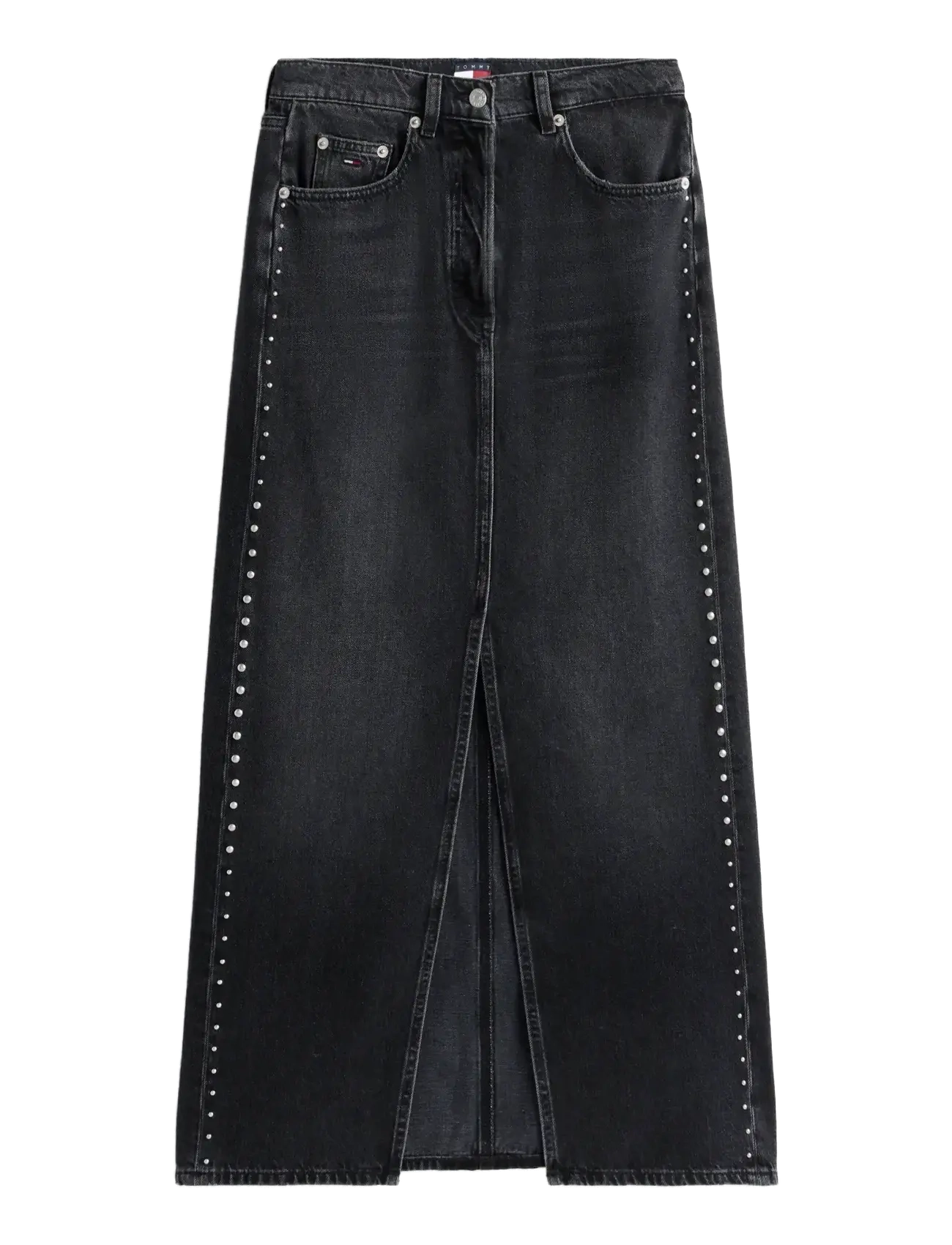 Tommy Jeans LAYLA MAXI SKIRT CBF DI6089 - Maxi Röcke - DENIM BLACK / black