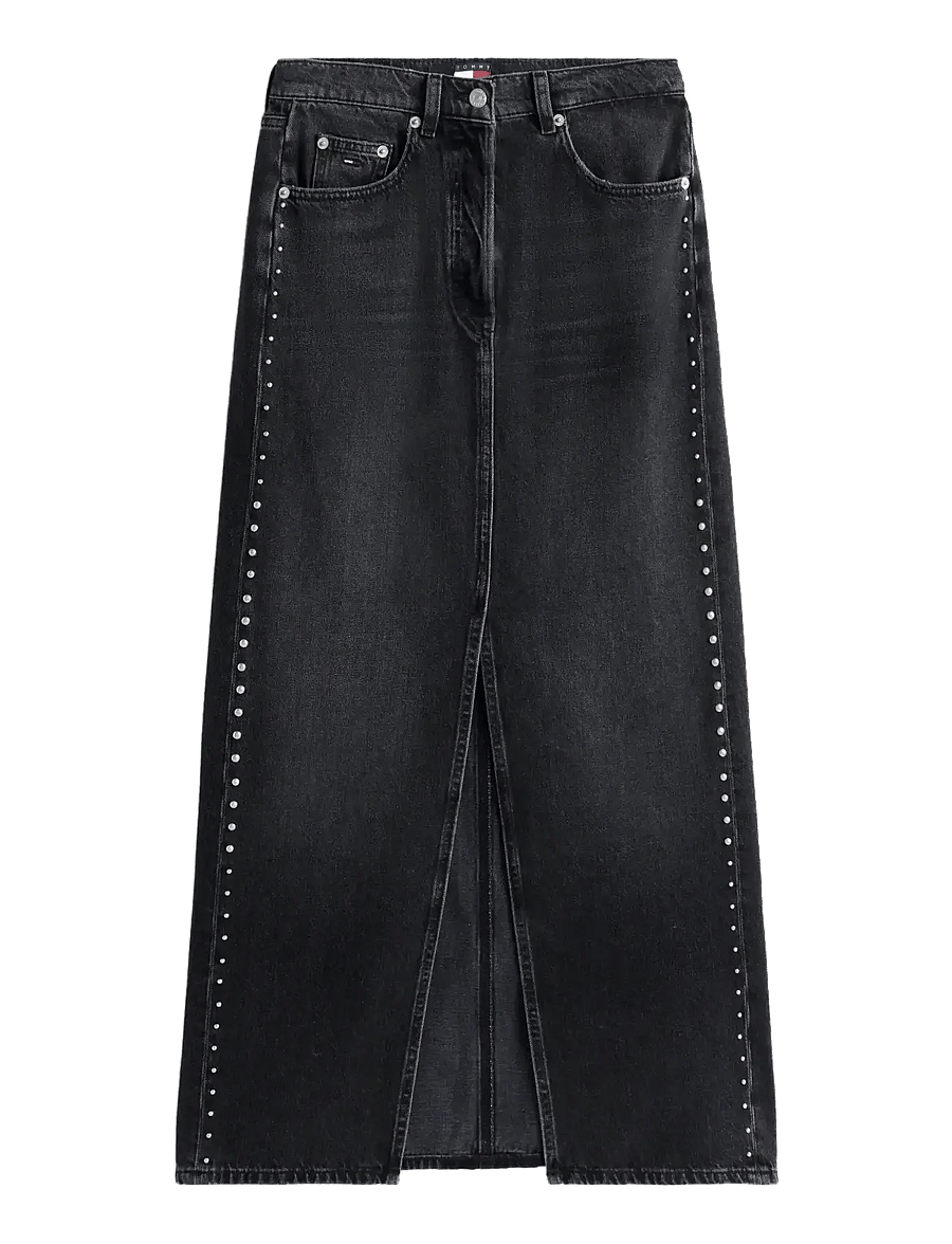 Tommy Jeans - LAYLA MAXI SKIRT CBF DI6089 - denim skirts - denim black - 1