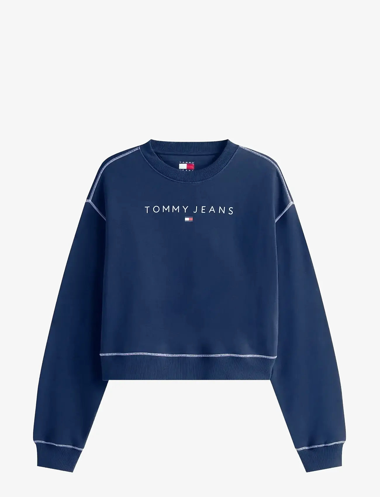 Tommy Jeans - TJW RLX CRP STITCH LINEAR CREW - alltags-style - dark night navy - 1