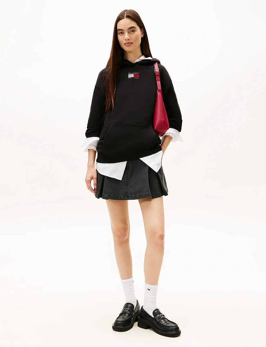 Tommy Jeans - TJW RLX PARTY FLAG HOODIE EXT - kapuzenpullover - black - 2