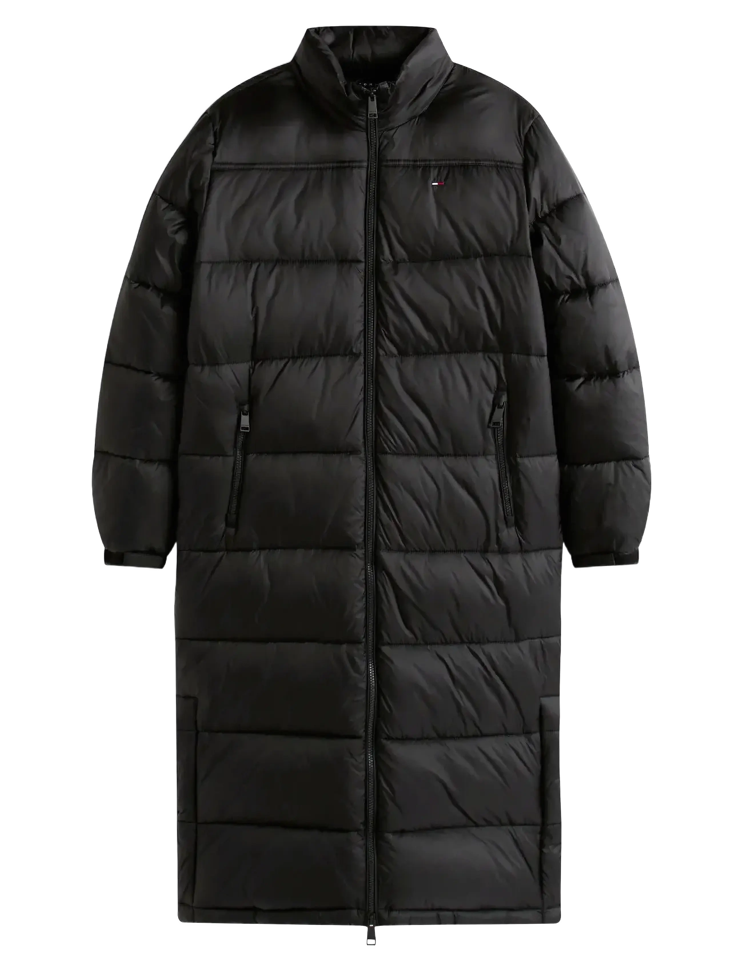Tommy Jeans TJW MAXI PCKBL HOOD ESS PUFFER - Gefütterte & Daunenjacken - BLACK / black