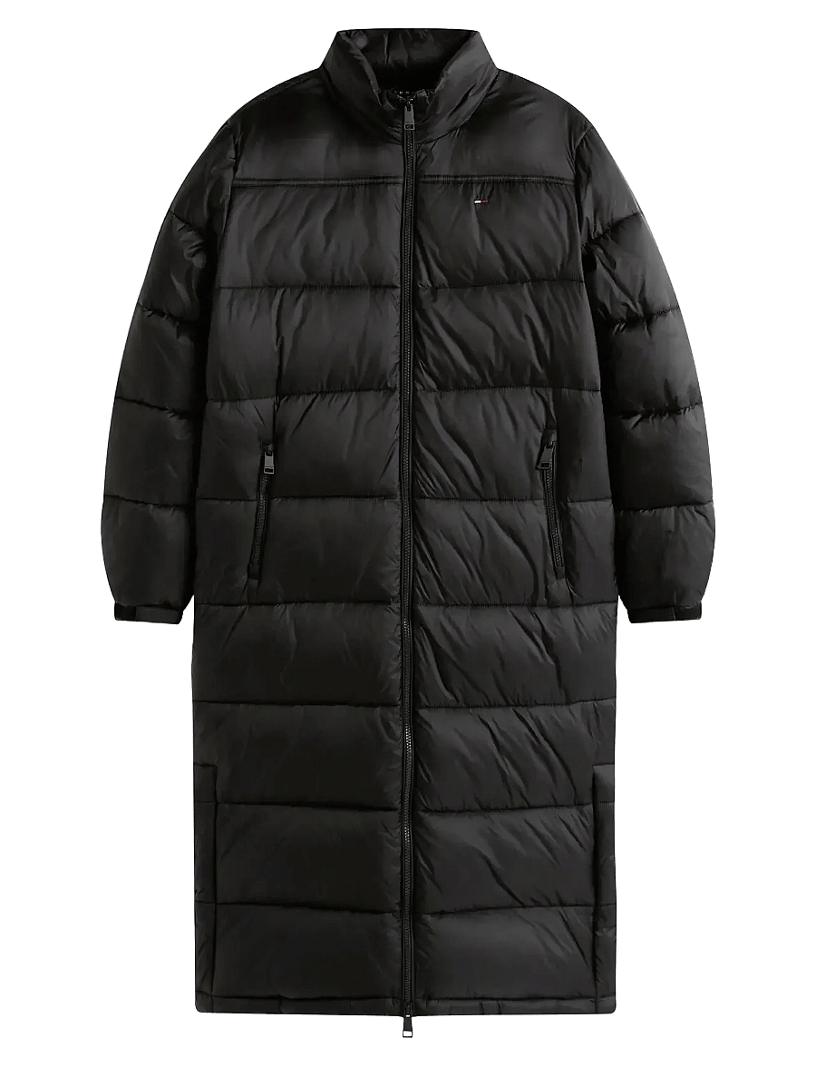 Tommy Jeans - TJW MAXI PCKBL HOOD ESS PUFFER - winterjacken - black - 1