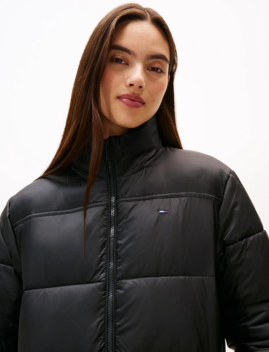 Tommy Jeans - TJW MAXI PCKBL HOOD ESS PUFFER - winterjacken - black - 3