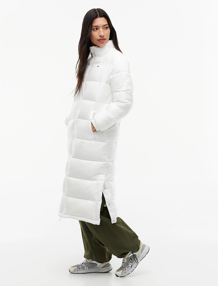 Tommy Jeans - TJW MAXI PCKBL HOOD ESS PUFFER - winterjacken - ecru - 4