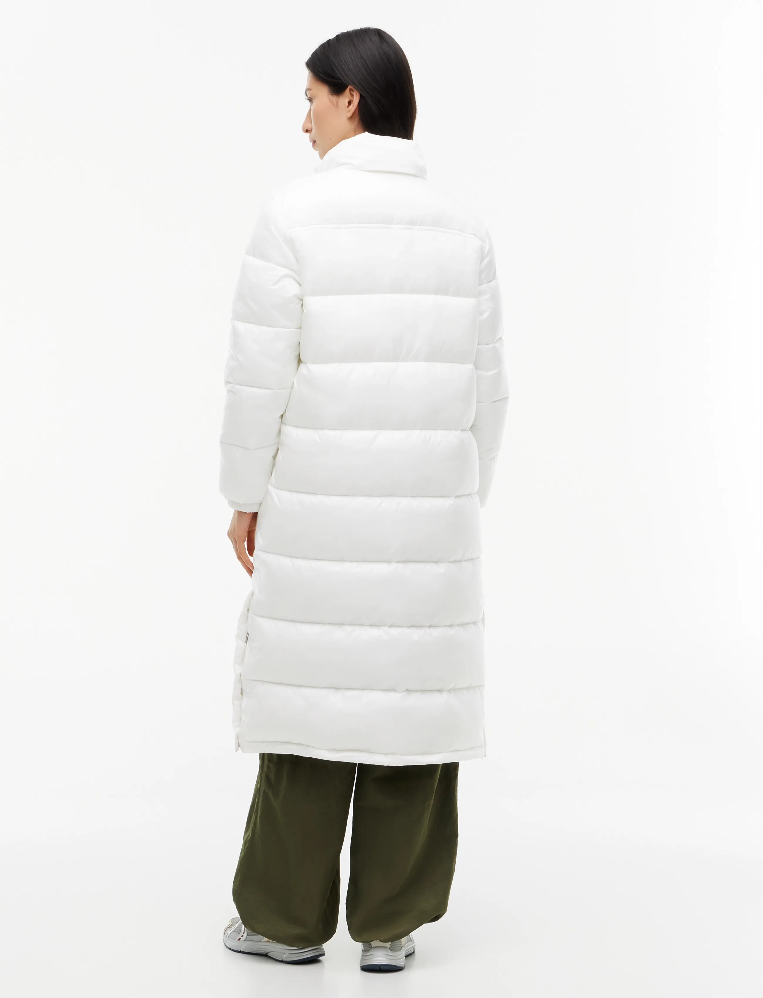 Tommy Jeans - TJW MAXI PCKBL HOOD ESS PUFFER - talvejoped - ecru - 5