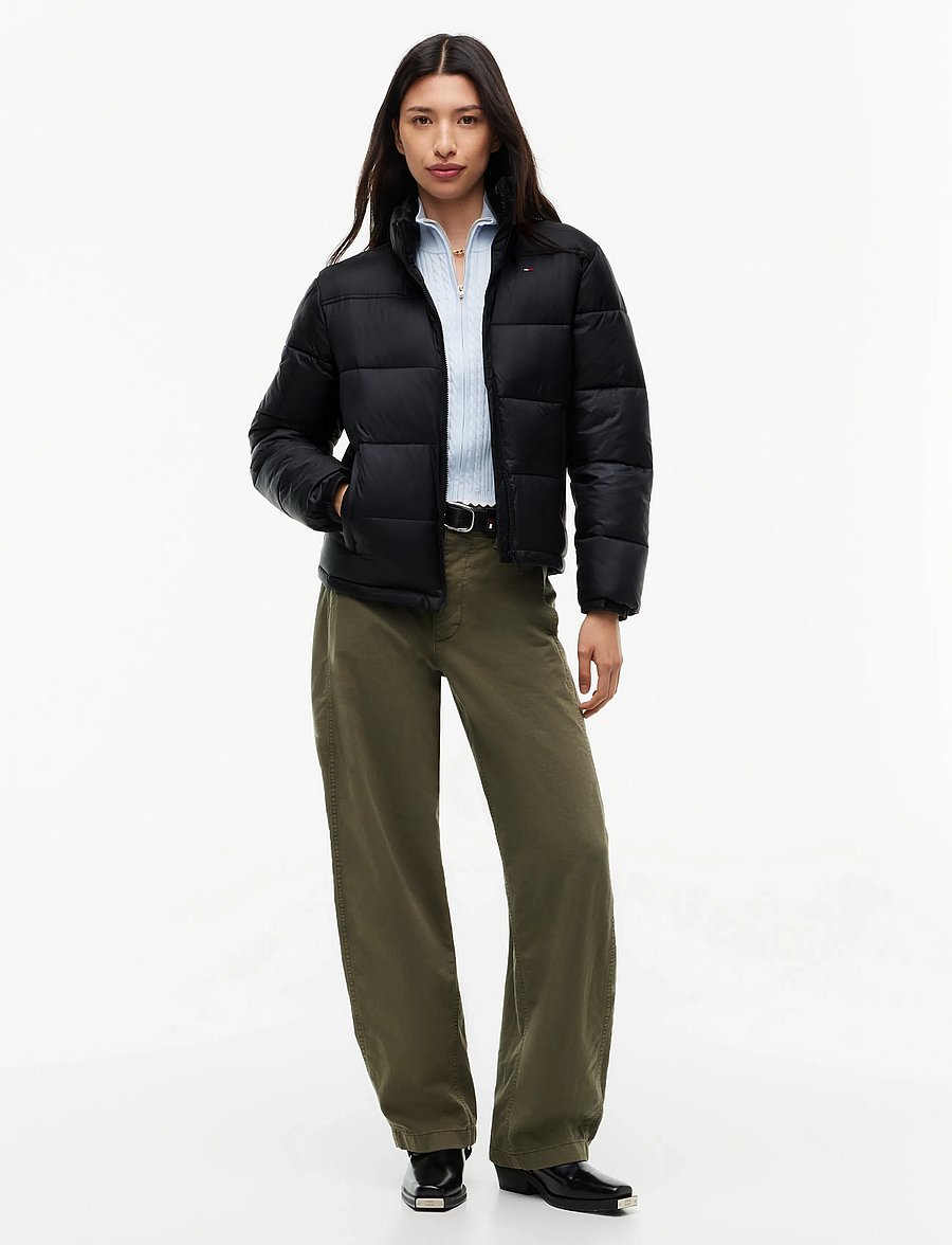 Tommy Jeans - TJW PCKBL HOOD ESS PUFFER EXT - vinterjakker - black - 4