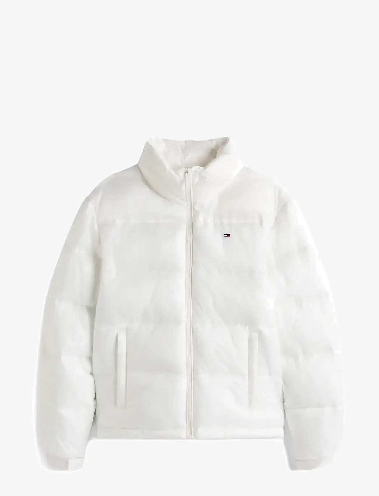 Tommy Jeans - TJW PCKBL HOOD ESS PUFFER EXT - sulejoped ja voodriga joped - ecru - 1