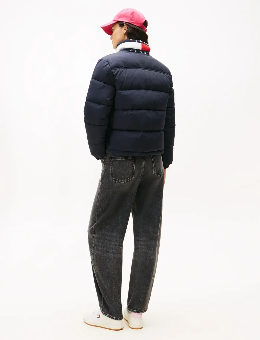 Tommy Jeans - TJW ESS PUFFER FLAG JACKET EXT - daunenjacken - dark night navy - 3