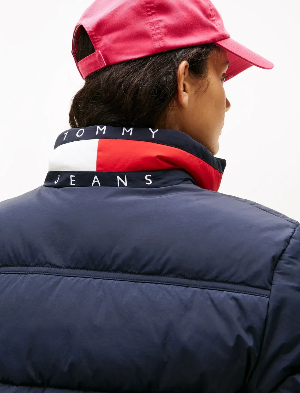 Tommy Jeans - TJW ESS PUFFER FLAG JACKET EXT - daunenjacken - dark night navy - 4