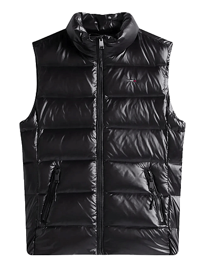 Tjw Slim Zip Print Down Vest - Vatterede Veste