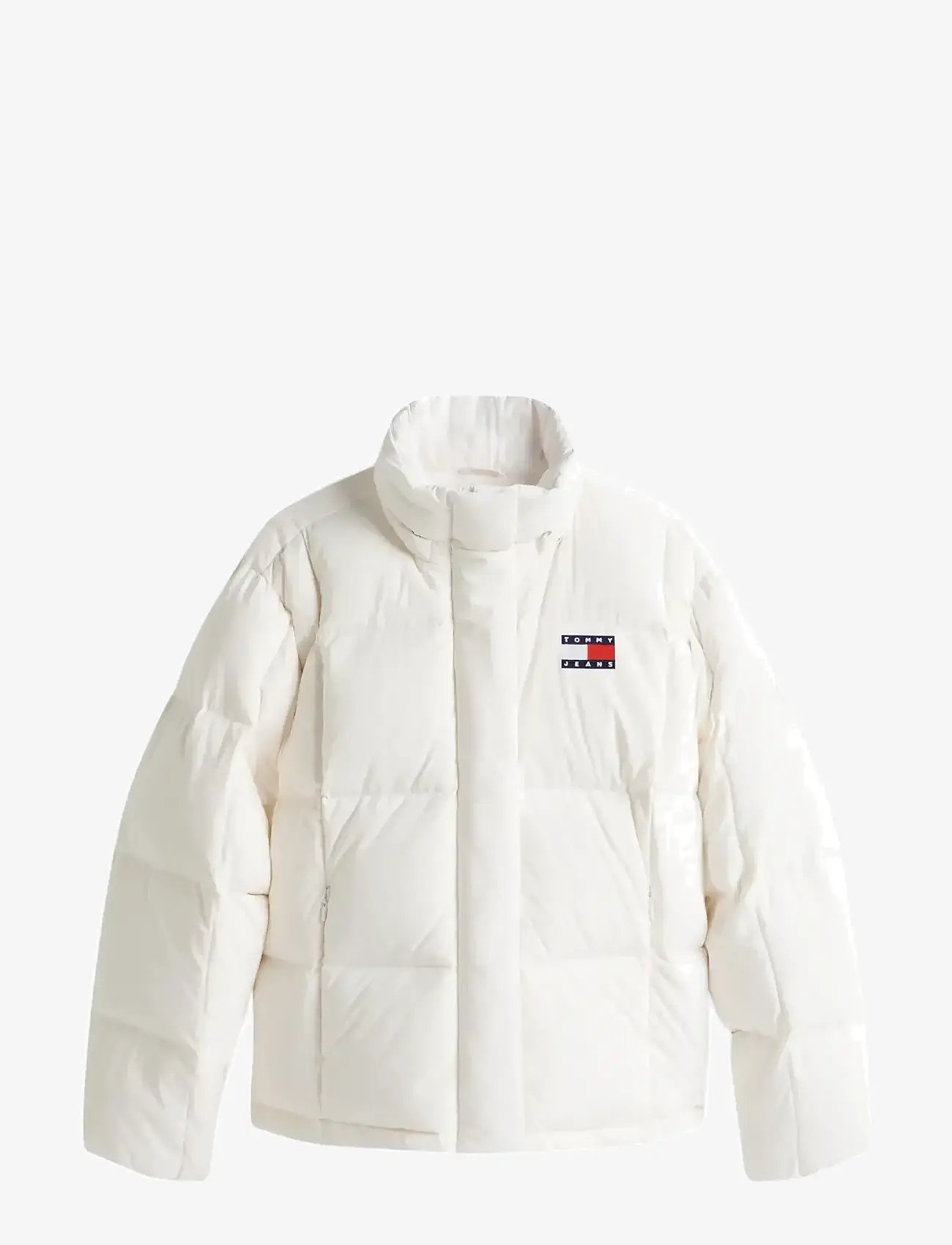Tommy Jeans - TJW ALASKA GRID DOWN JACKET EXT - dunjackor - ancient white - 1