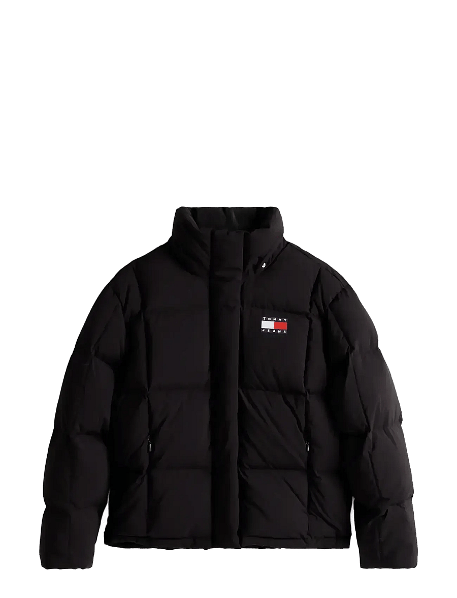 Tommy Jeans - TJW ALASKA GRID DOWN JACKET EXT - winterjacken - black - 1