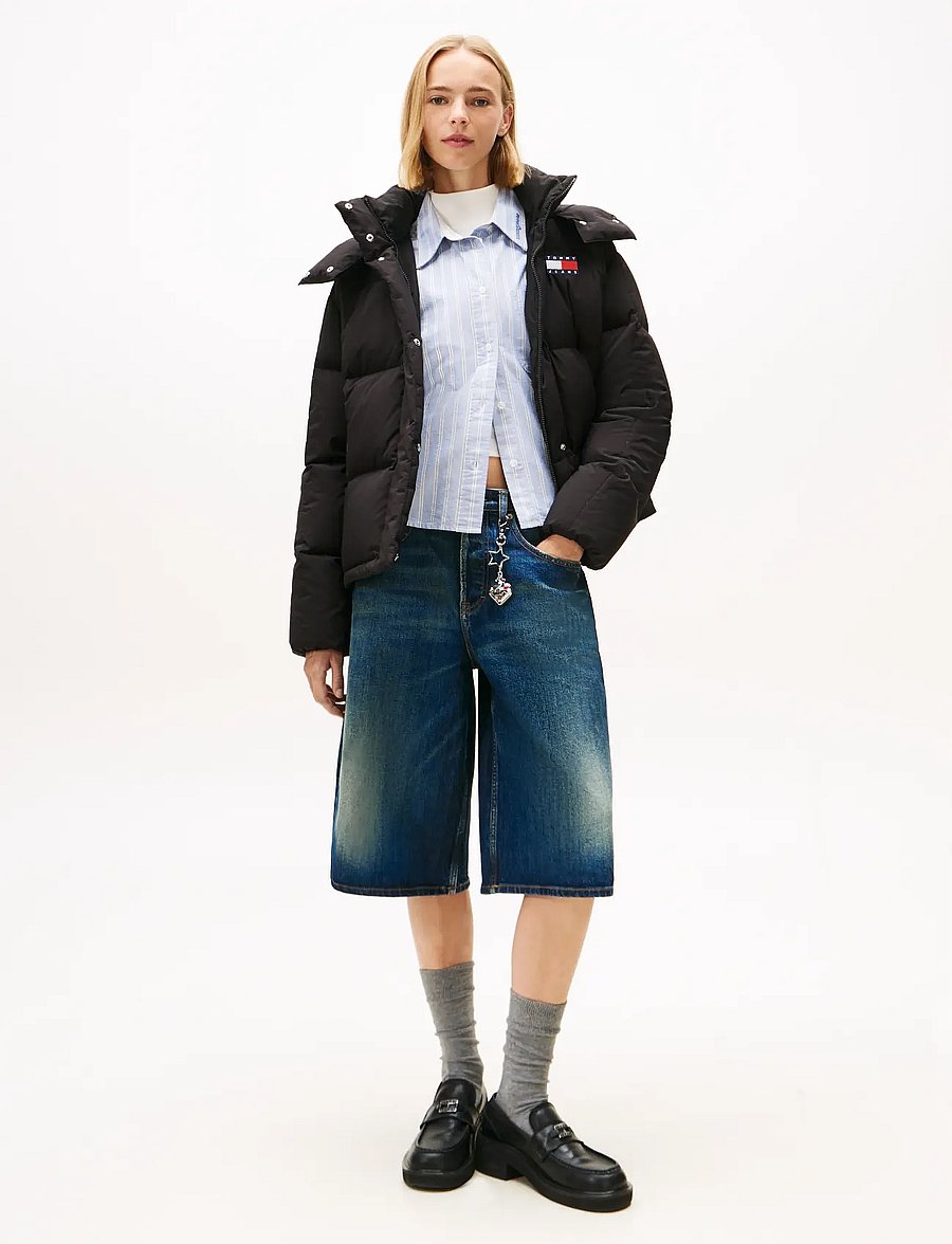 Tommy Jeans - TJW ALASKA GRID DOWN JACKET EXT - winterjacken - black - 3