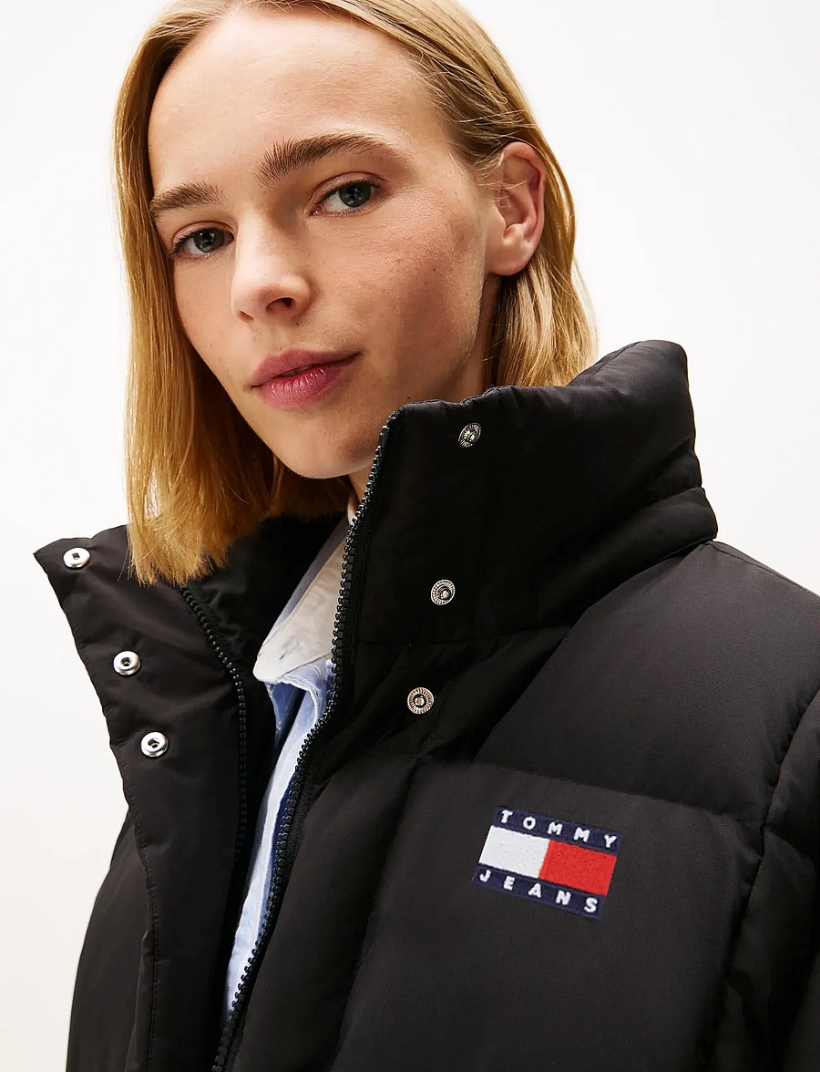 Tommy Jeans - TJW ALASKA GRID DOWN JACKET EXT - winterjacken - black - 4