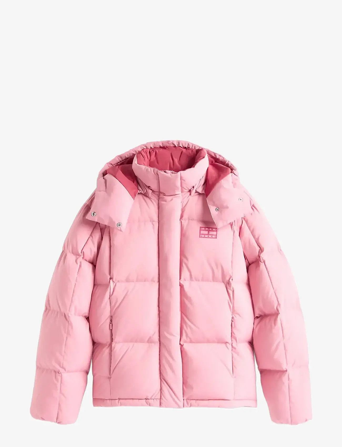 Tommy Jeans - TJW ALASKA GRID DOWN JACKET EXT - daunenjacken - mystic pink - 1