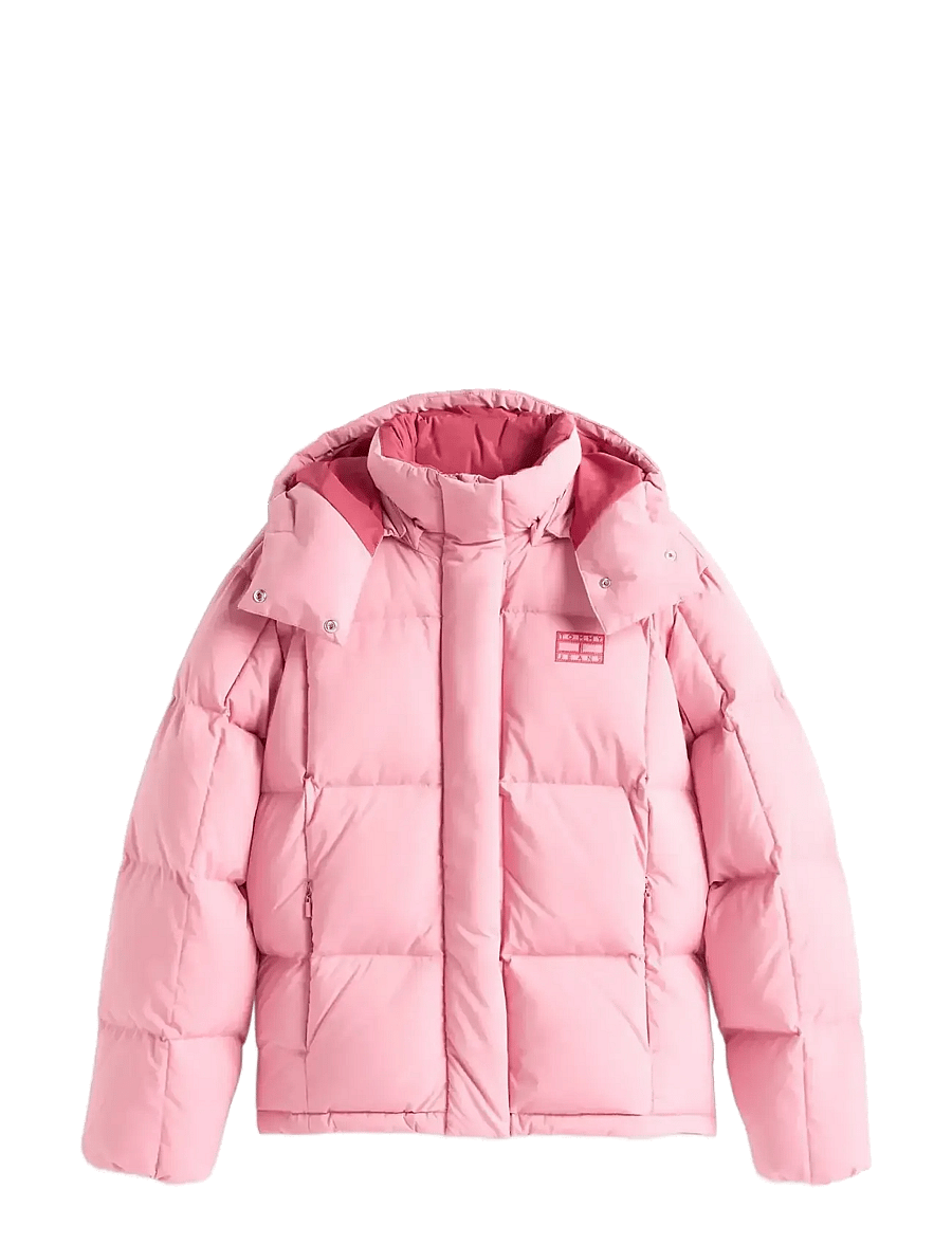 Tommy Jeans - TJW ALASKA GRID DOWN JACKET EXT - winterjacken - mystic pink - 1