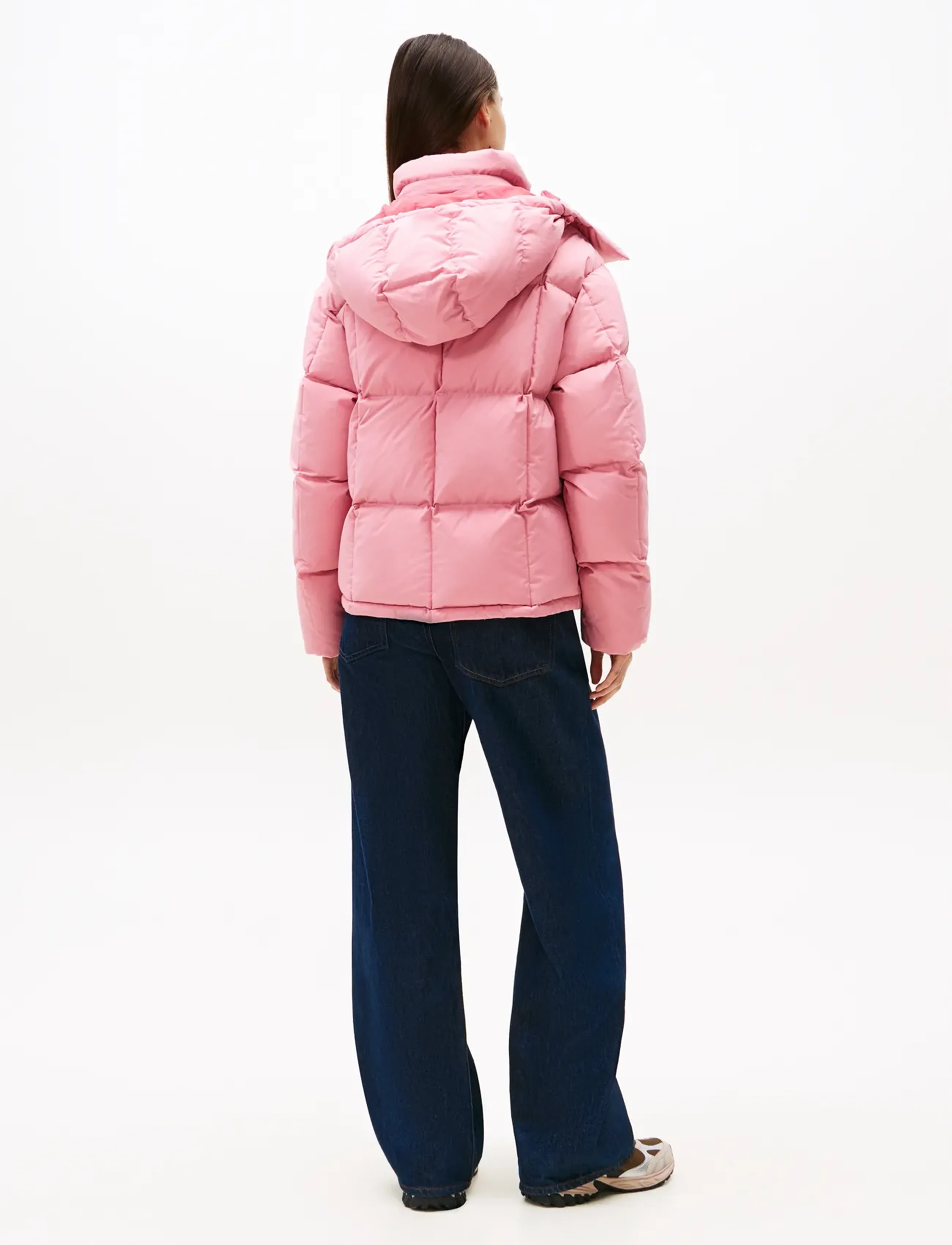 Tommy Jeans - TJW ALASKA GRID DOWN JACKET EXT - talvejoped - mystic pink - 3