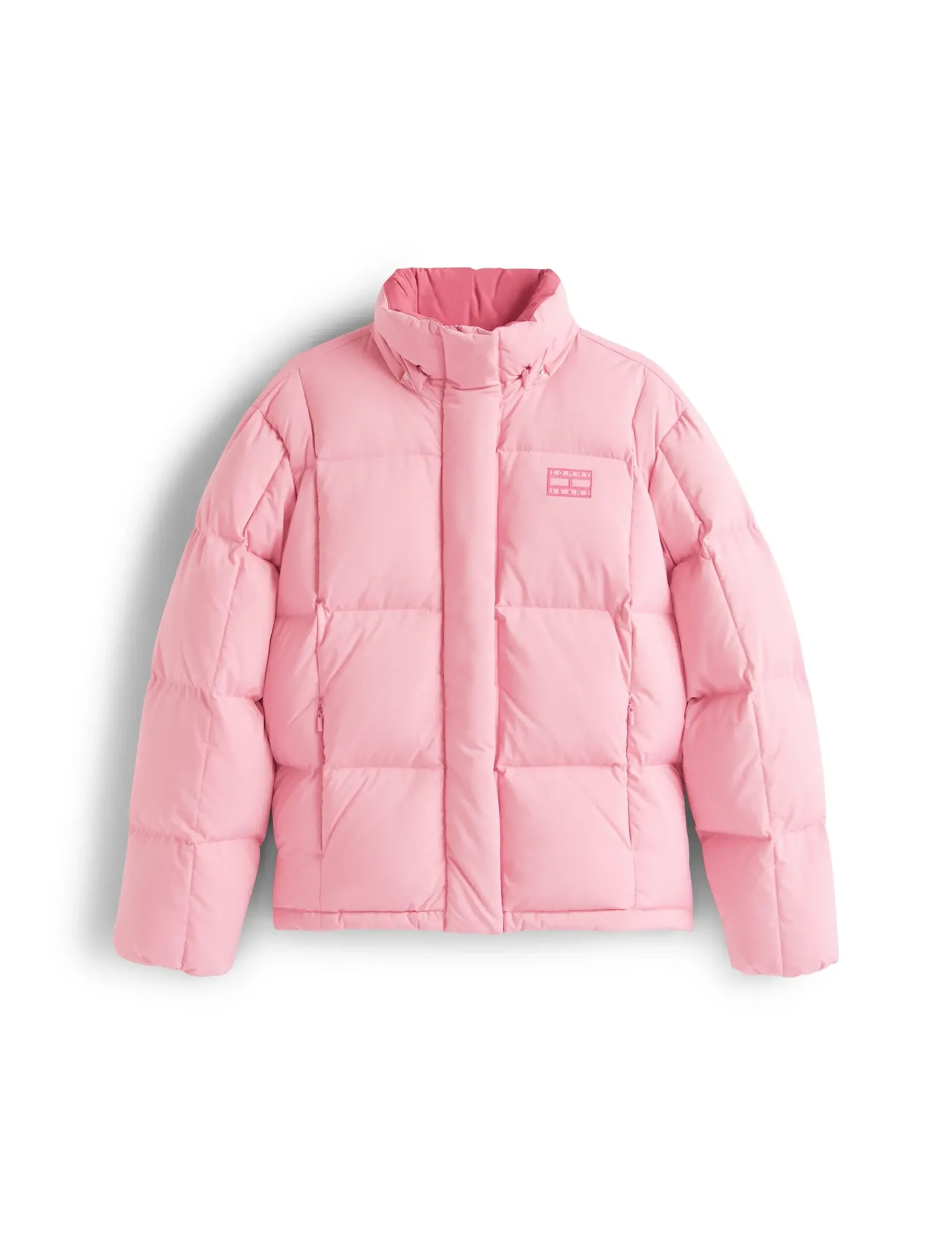 Tommy Jeans - TJW ALASKA GRID DOWN JACKET EXT - talvejoped - mystic pink - 4