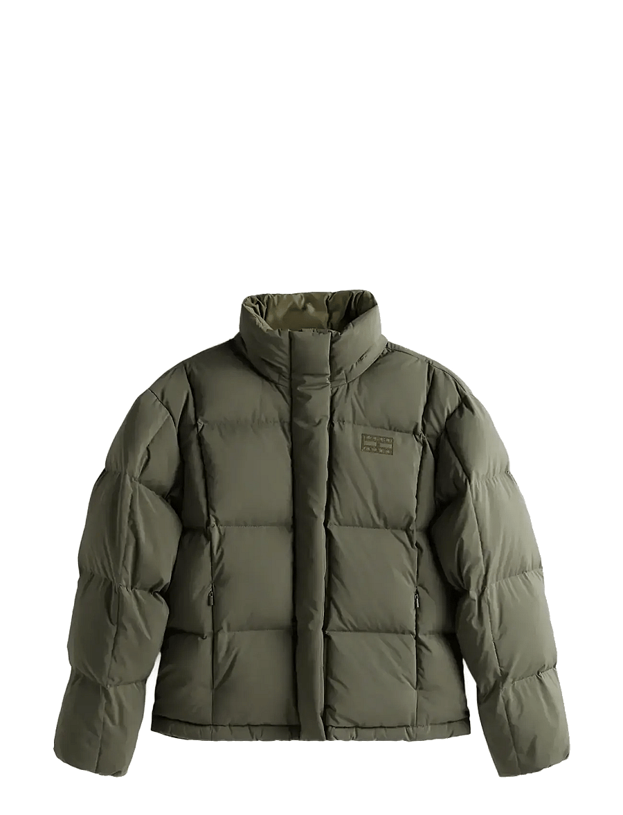 Tommy Jeans - TJW ALASKA GRID DOWN JACKET EXT - winterjacken - pewter green - 1