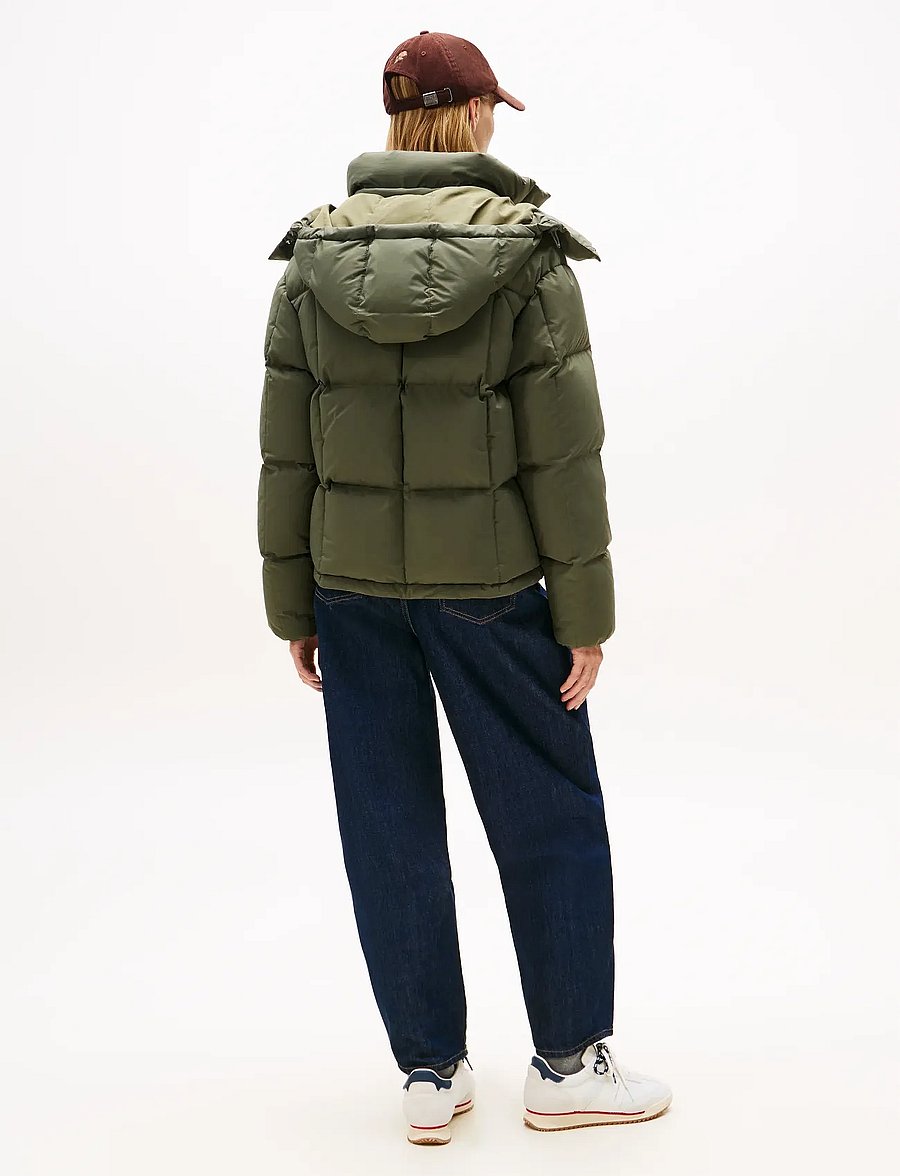 Tommy Jeans - TJW ALASKA GRID DOWN JACKET EXT - winterjacken - pewter green - 2