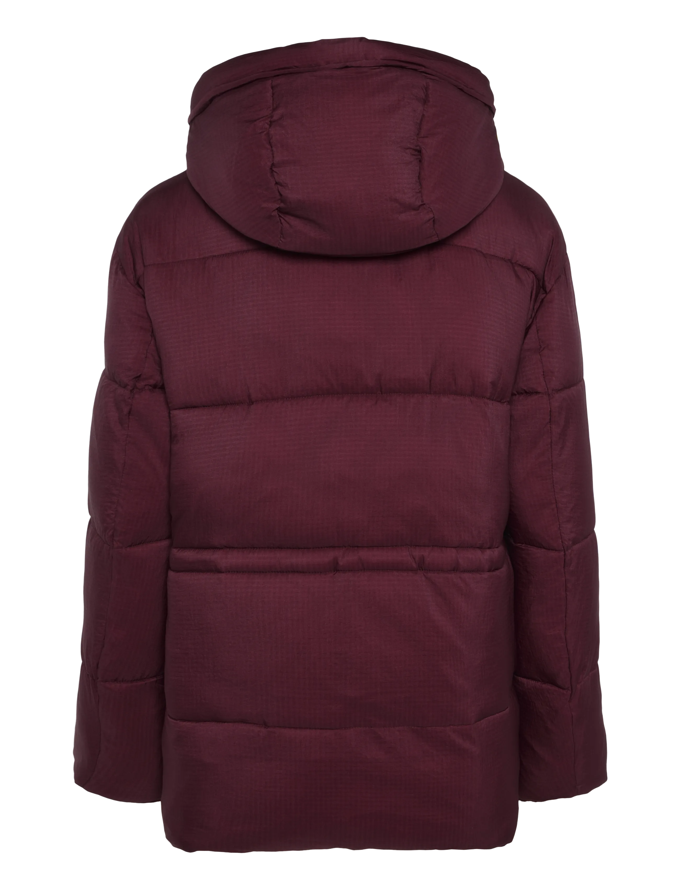 Tommy Jeans - TJW HOODED MIDI PUFFER JACKET - winterjacken - calypso berry - 2