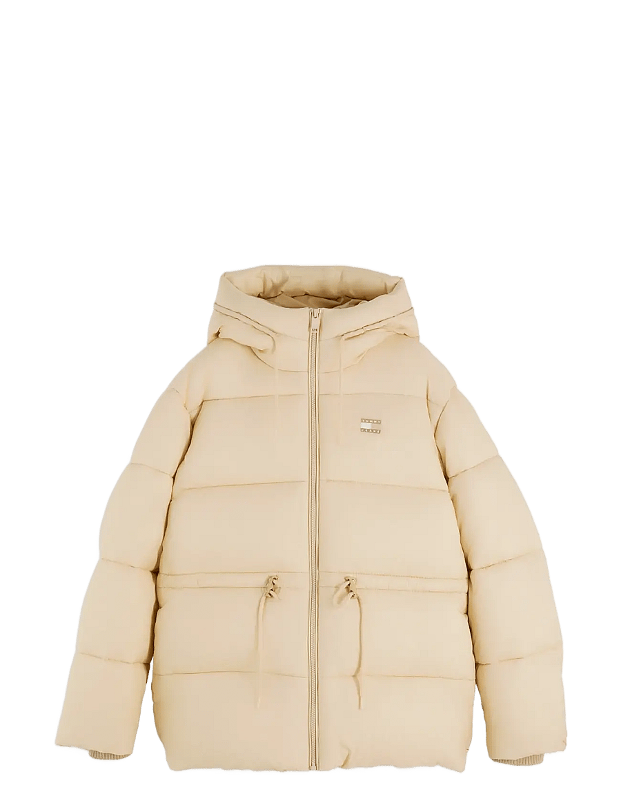 Tommy Jeans - TJW HOODED MIDI PUFFER JACKET - winterjacken - sunday pastry - 0