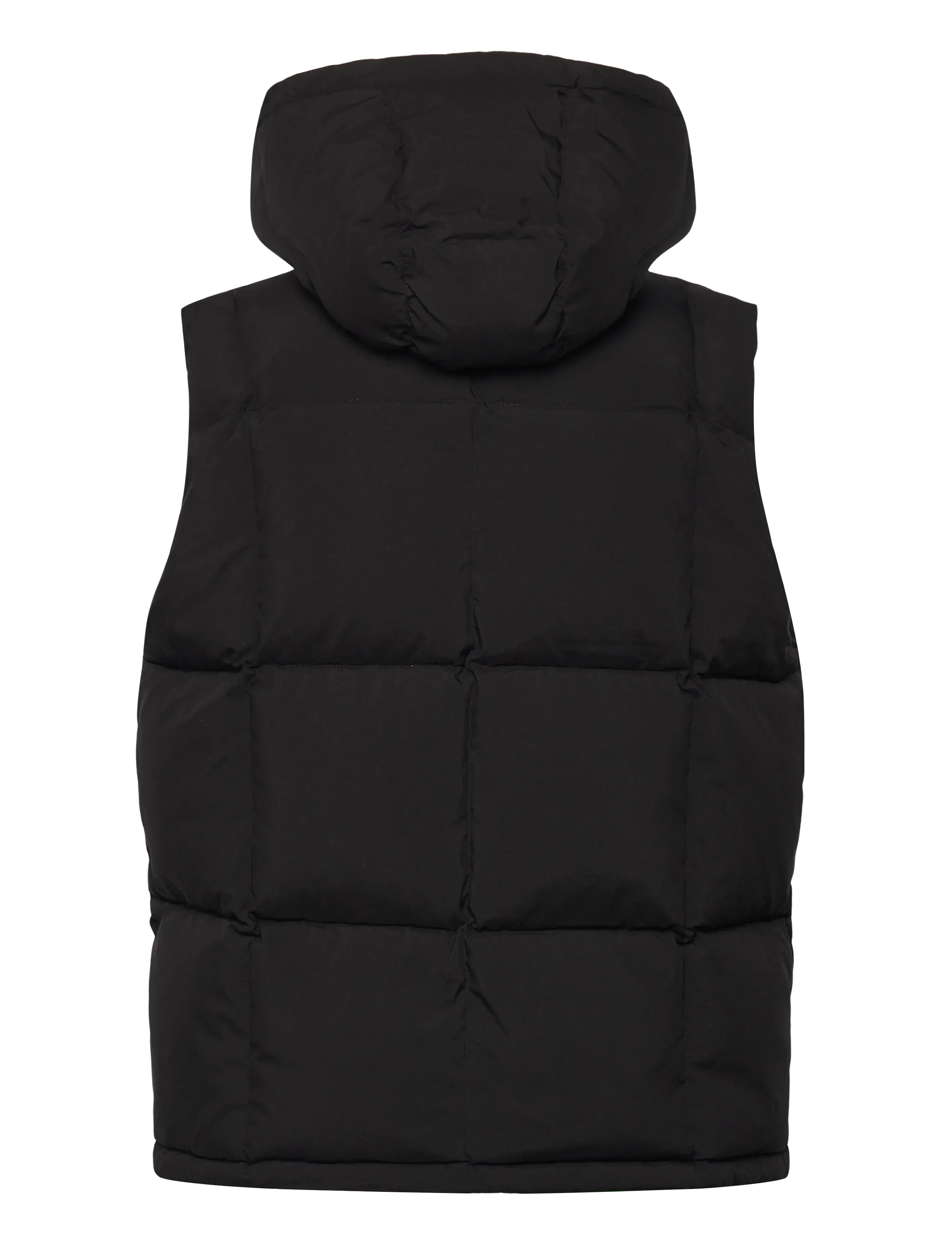 Tommy Jeans - TJW ALASKA GRID DOWN VEST - forårsjakker - black - 2