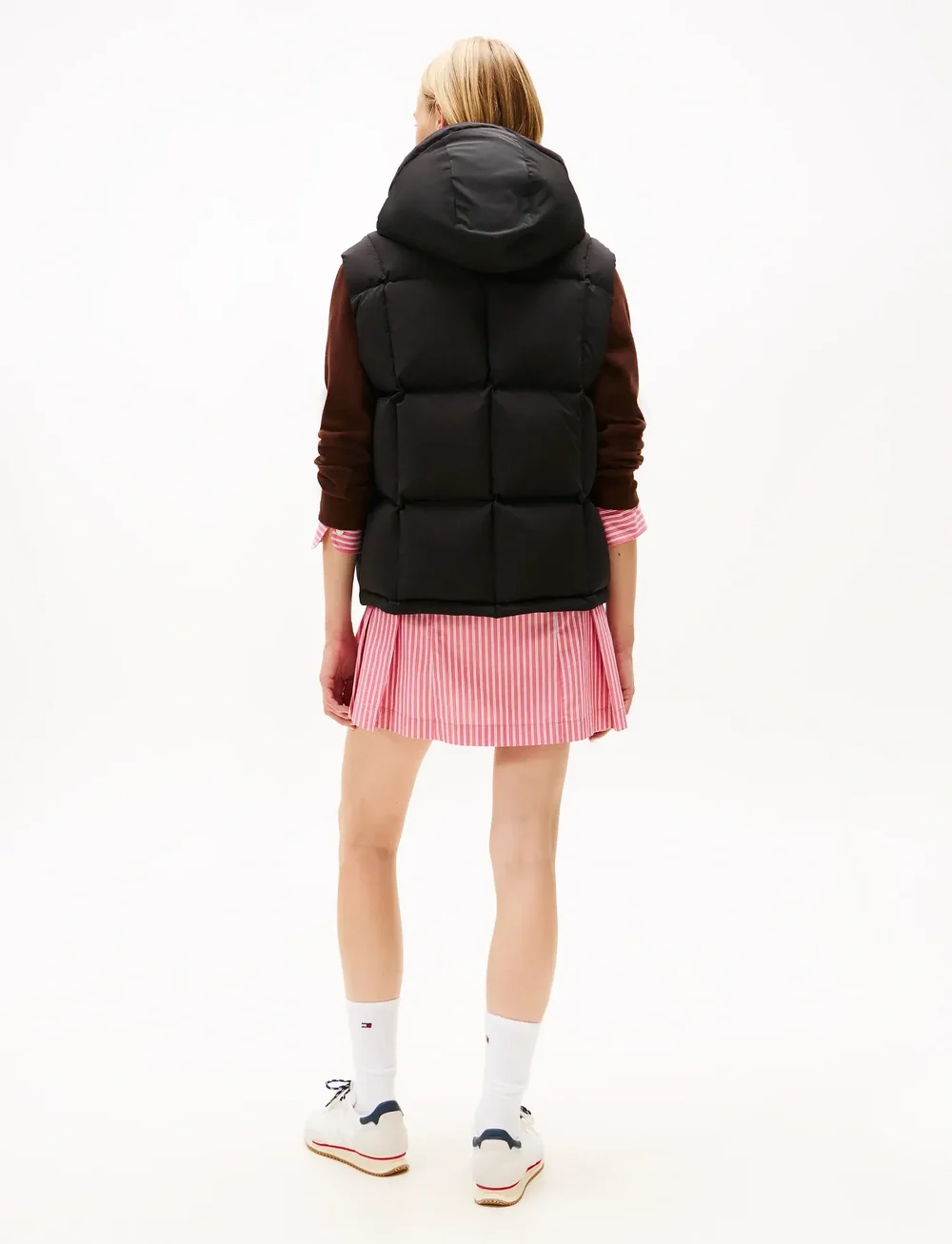 Tommy Jeans - TJW ALASKA GRID DOWN VEST - höstjackor - black - 3