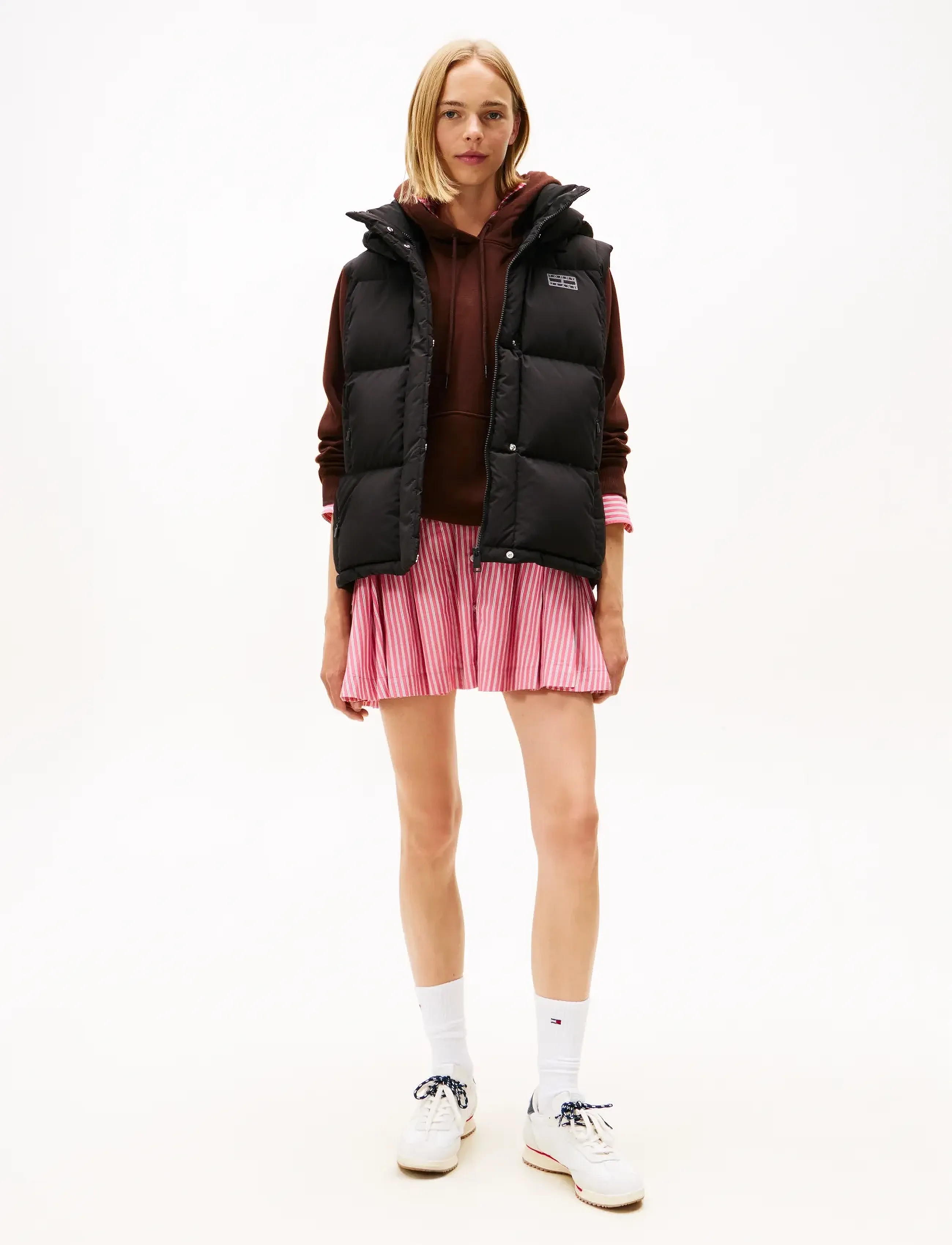 Tommy Jeans - TJW ALASKA GRID DOWN VEST - forårsjakker - black - 4