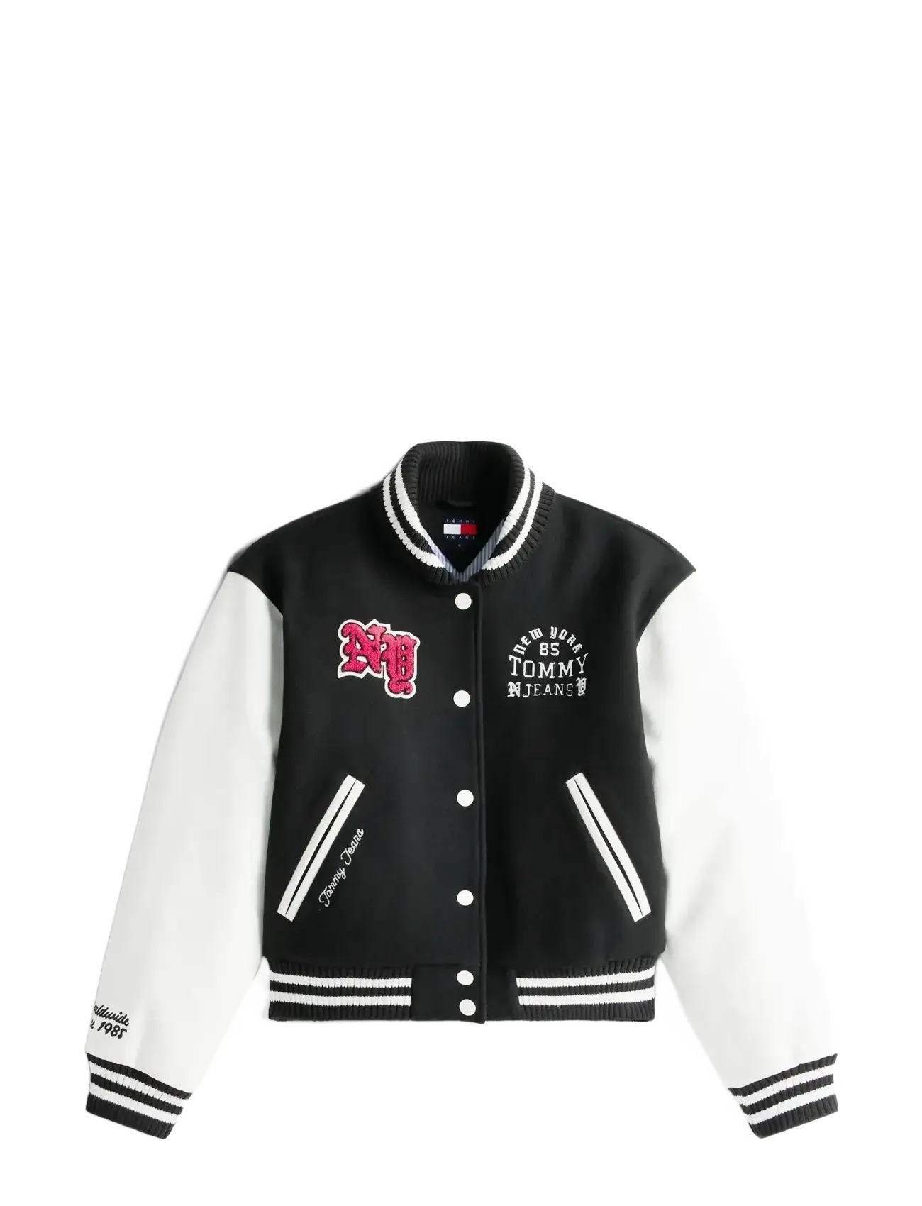 Tommy Jeans - TJW WOOL VARSITY JACKET - black - 1