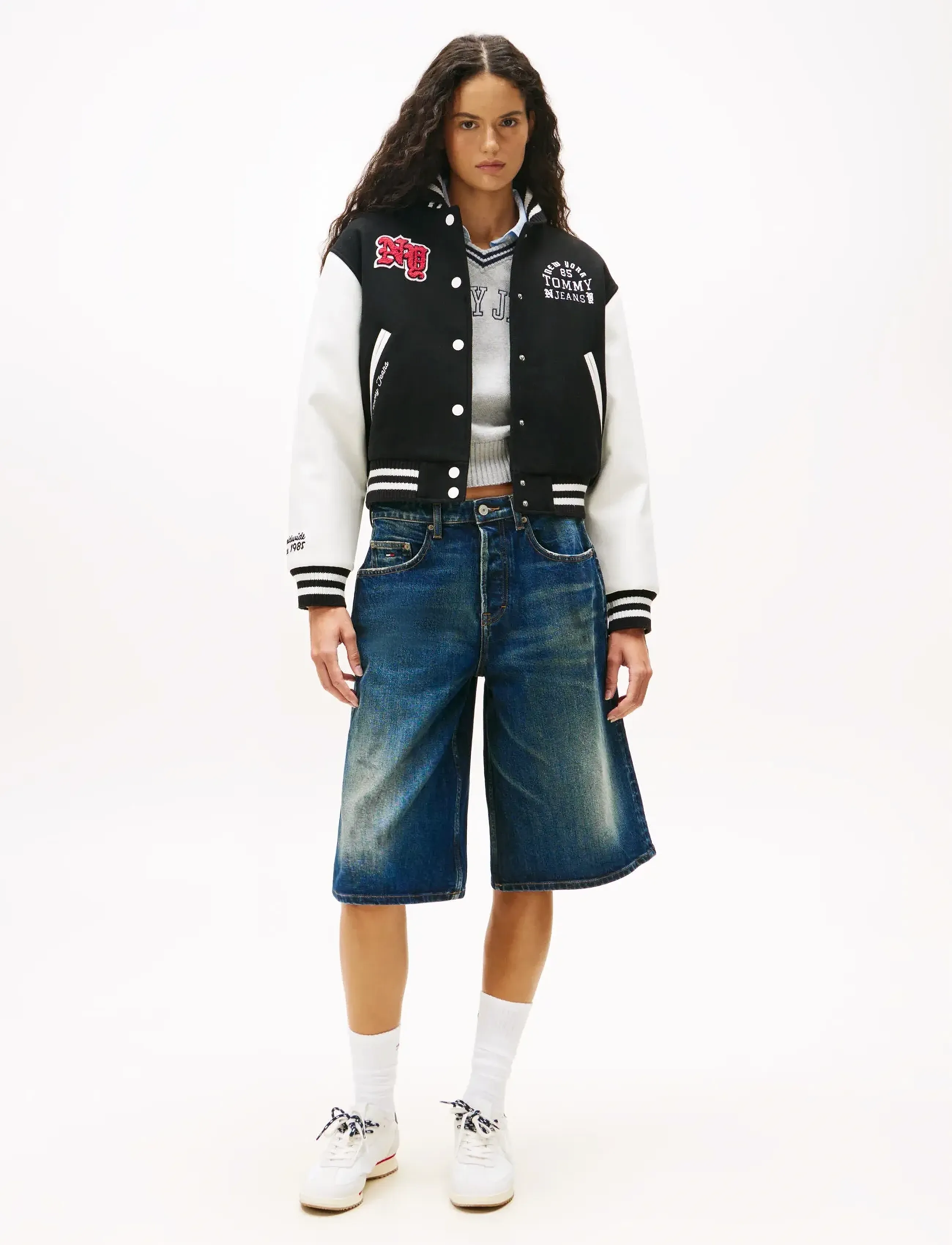 Tommy Jeans - TJW WOOL VARSITY JACKET - black - 2