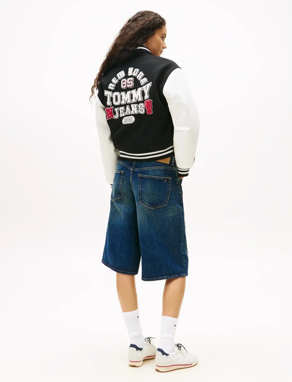 Tommy Jeans - TJW WOOL VARSITY JACKET - ulljackor - black - 3