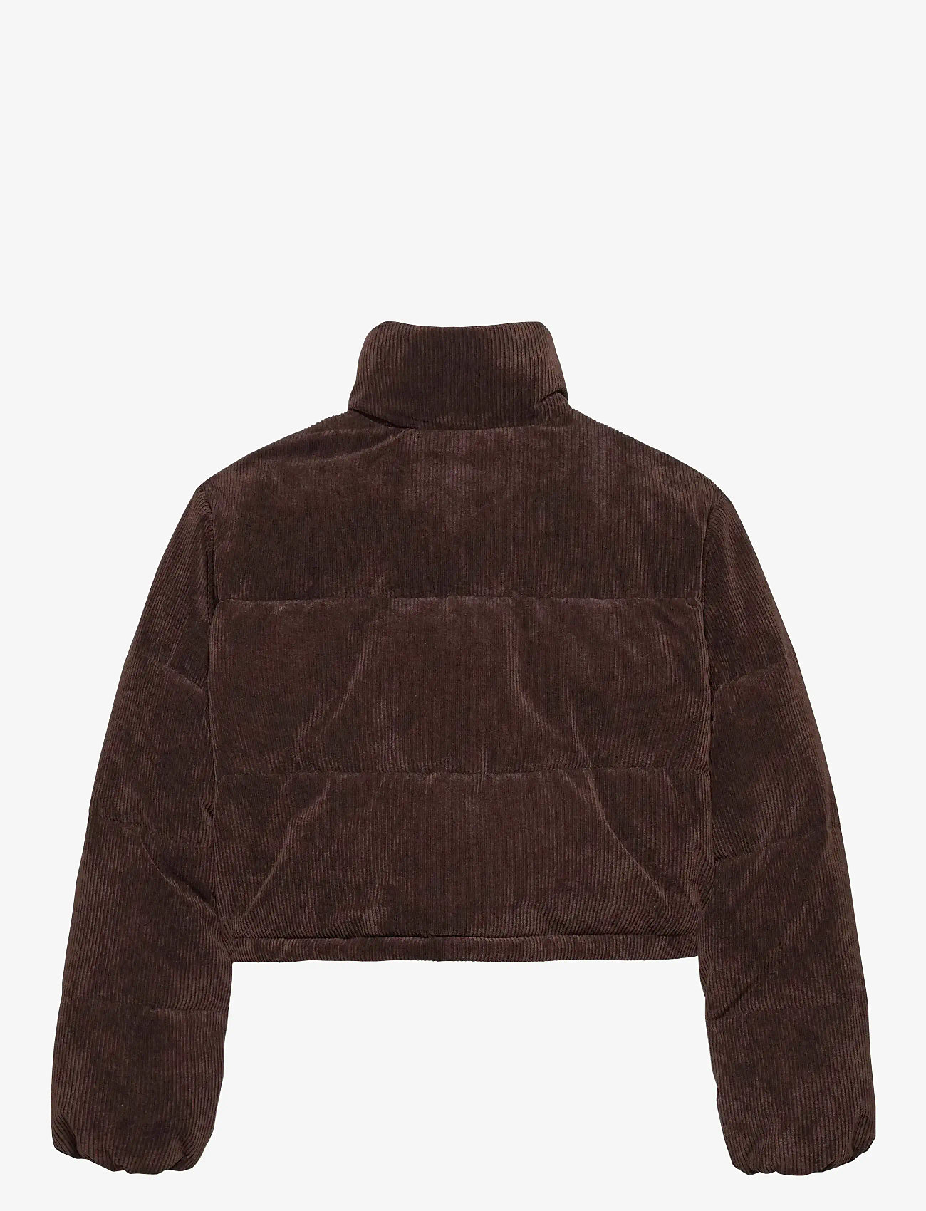 Tommy Jeans - TJW CORD PUFFER JACKET EXT - outerwear - rich brown - 1