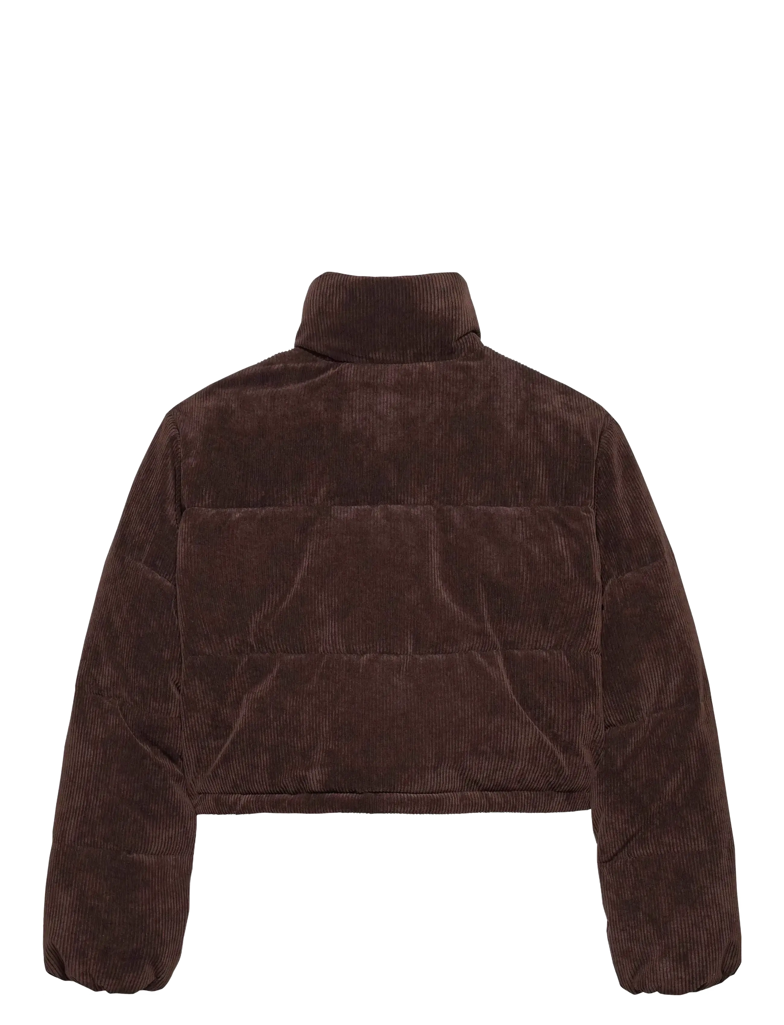 Tommy Jeans - TJW CORD PUFFER JACKET EXT - talvejoped - rich brown - 2