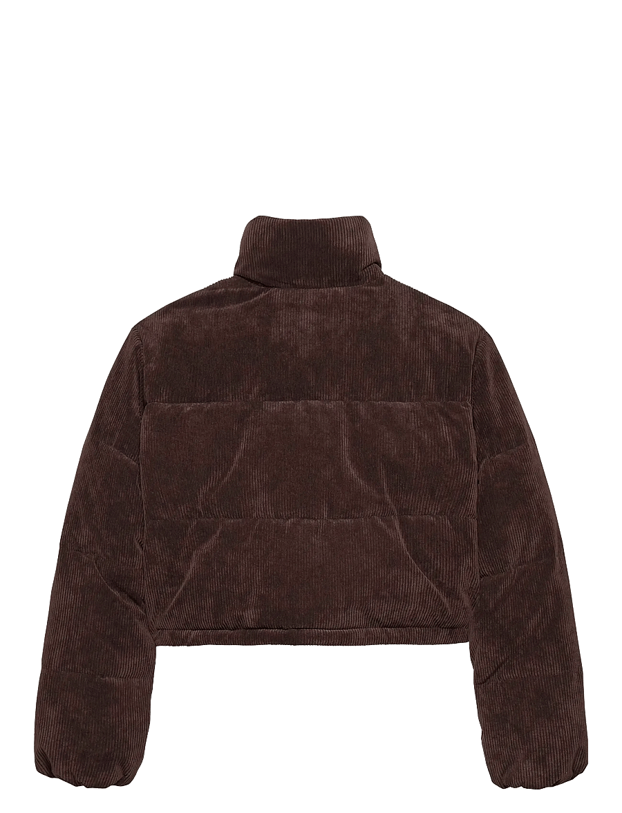 Tommy Jeans - TJW CORD PUFFER JACKET EXT - talvejoped - rich brown - 2
