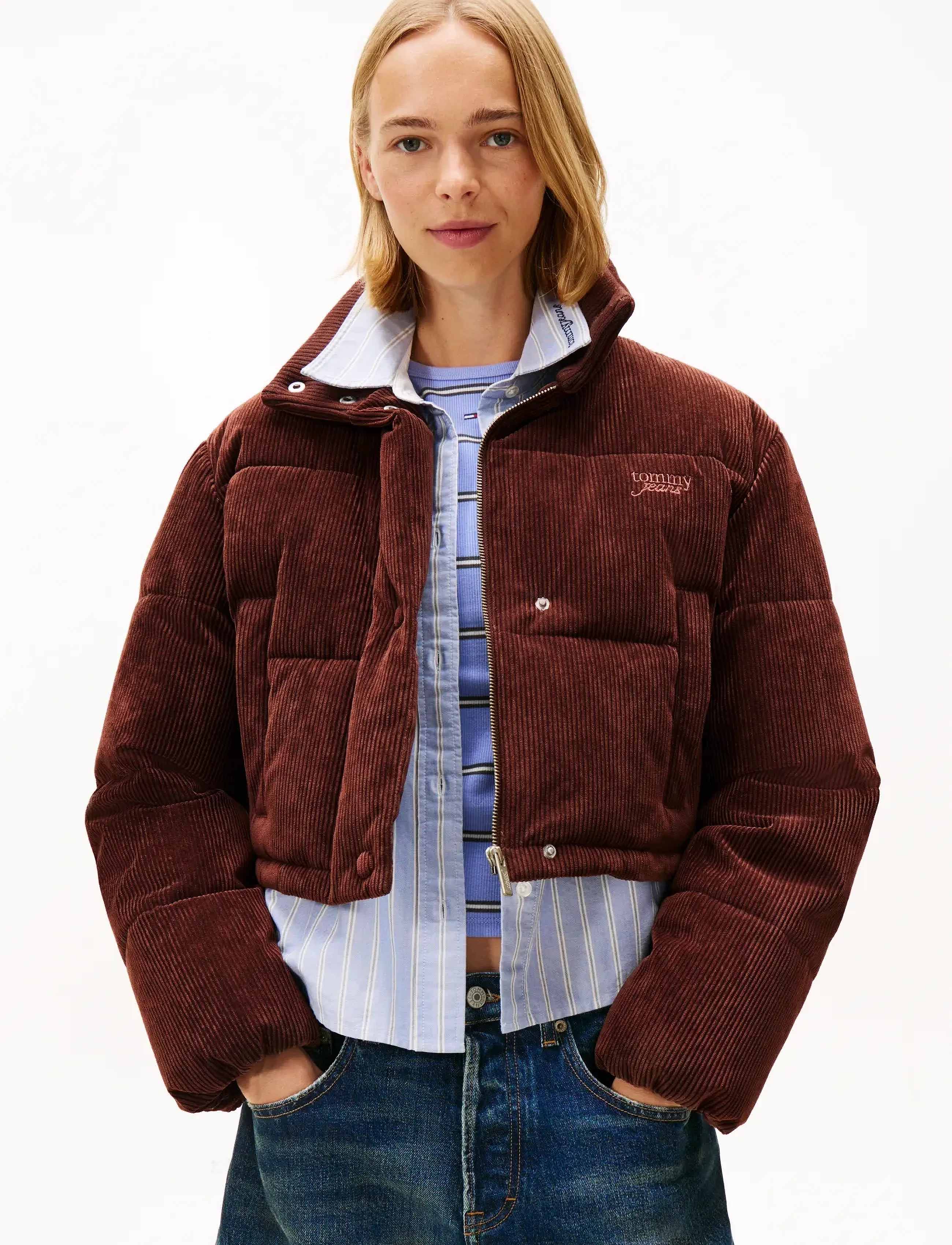 Tjw Cord Puffer Jacket Ext