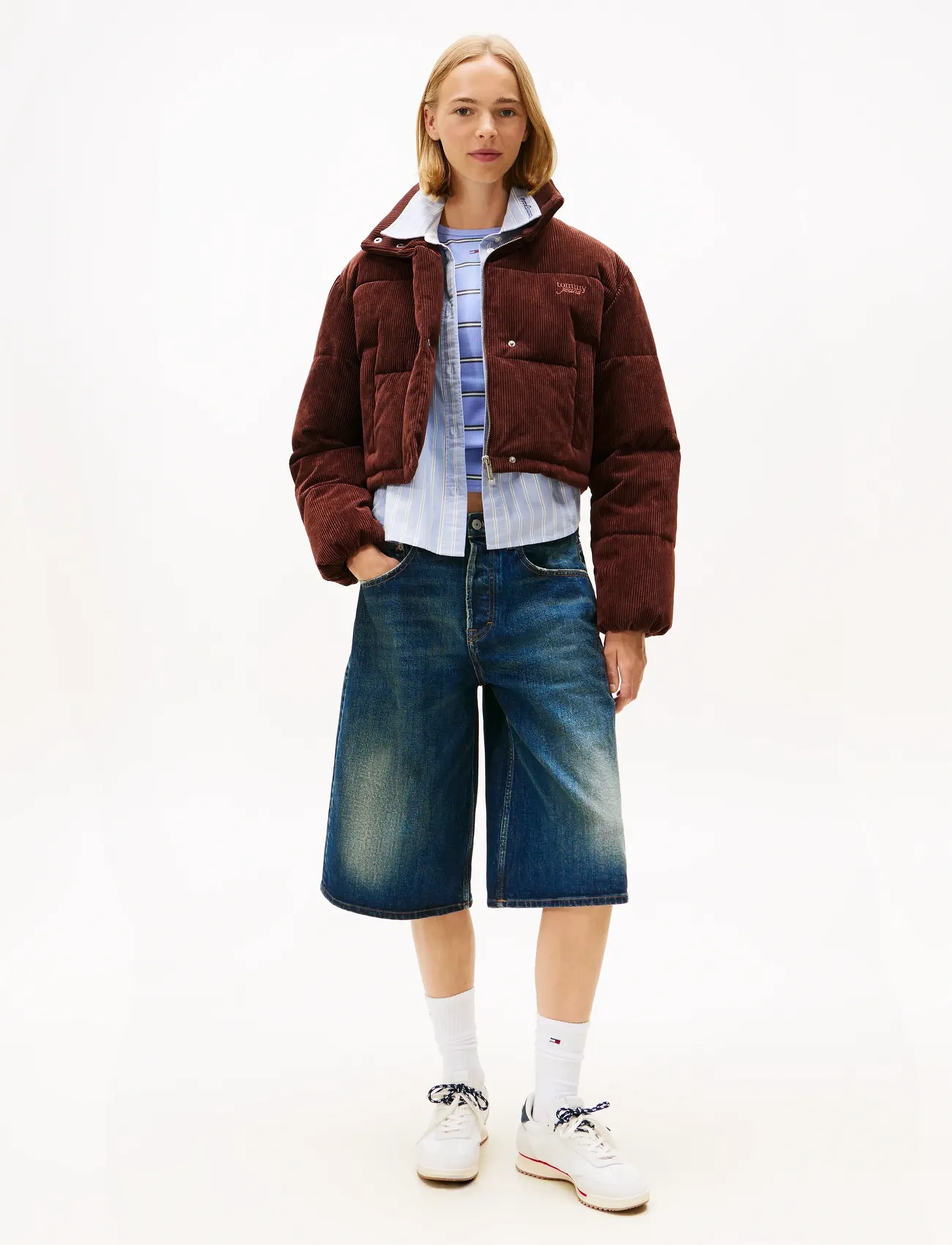 Tjw Cord Puffer Jacket Ext 2