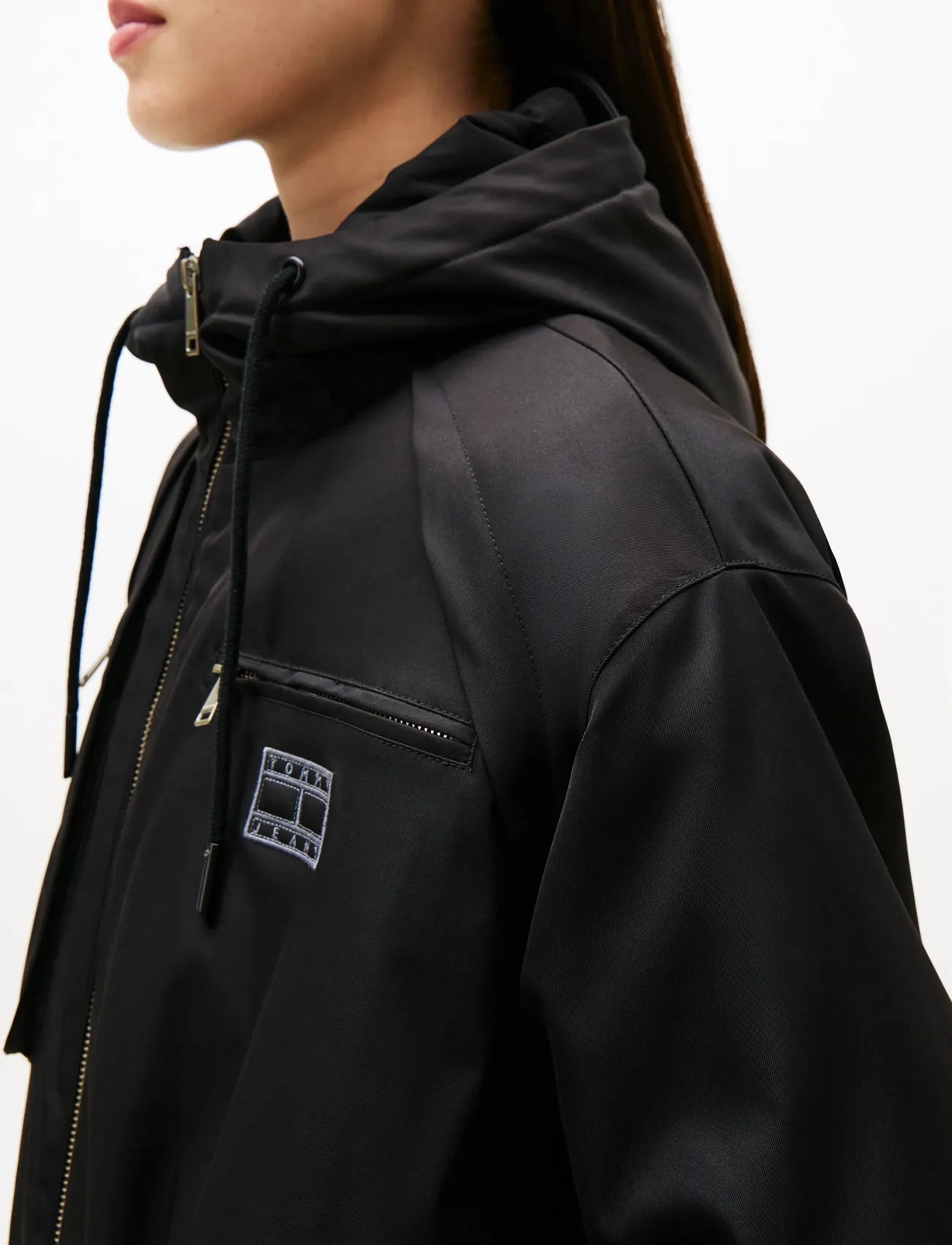 Tommy Jeans - TJW MIDI PARKA - parka coats - black - 3