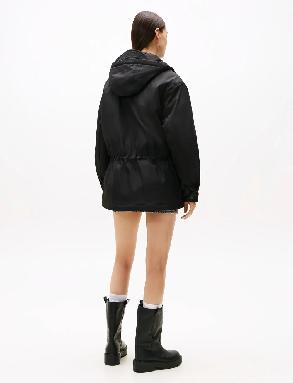 Tommy Jeans - TJW MIDI PARKA - parkas - black - 4