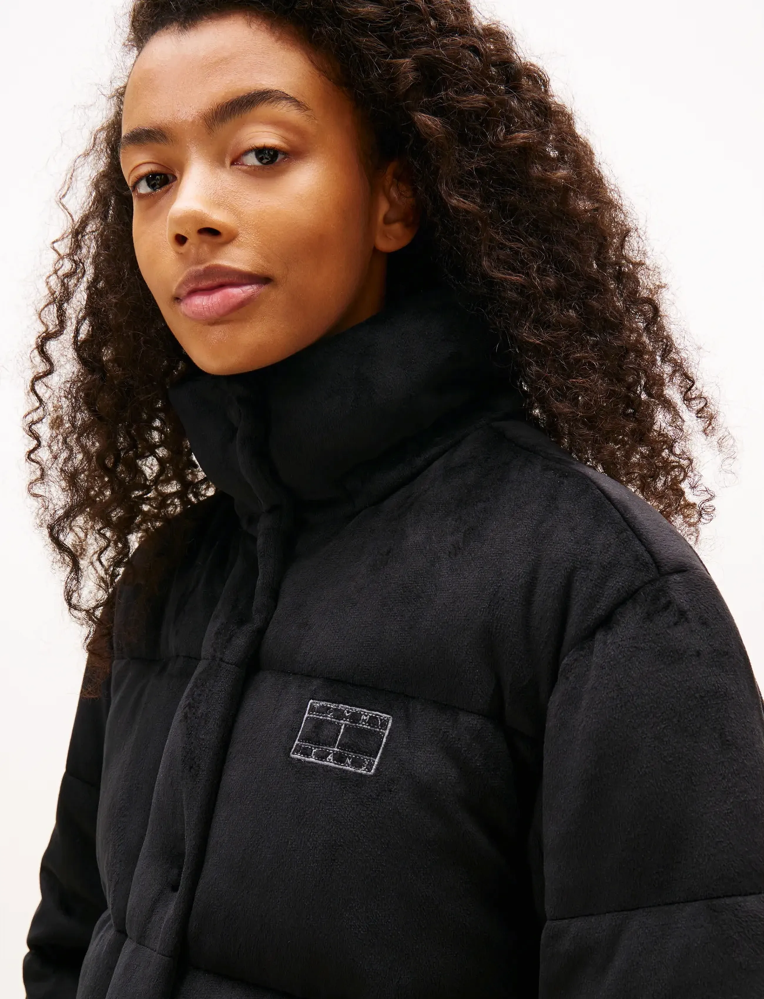 Tjw Quilted Velvet Puffer Jacket 4