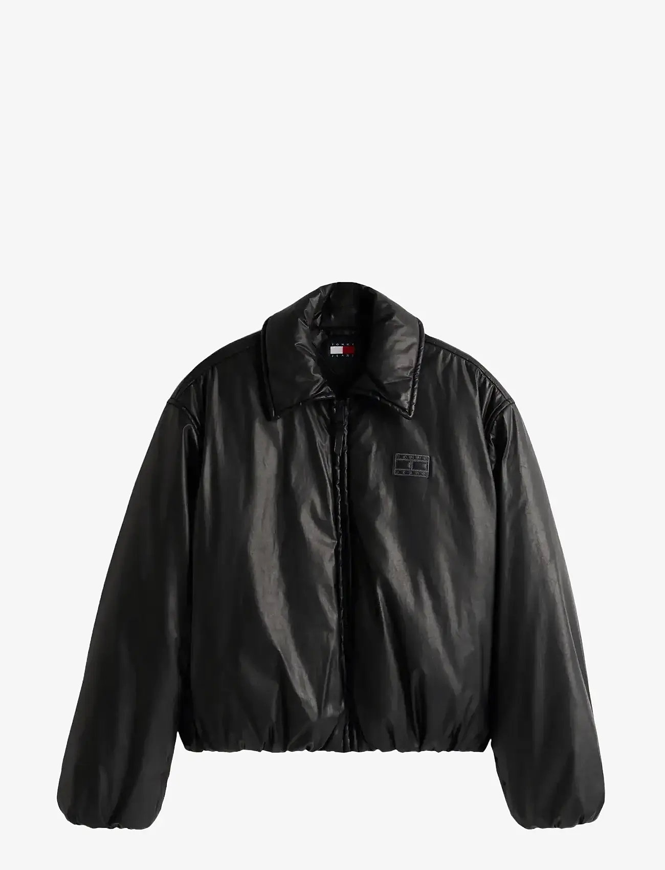 Tommy Jeans - TJW OILED PADDED JACKET EXT - sulejoped ja voodriga joped - black - 1