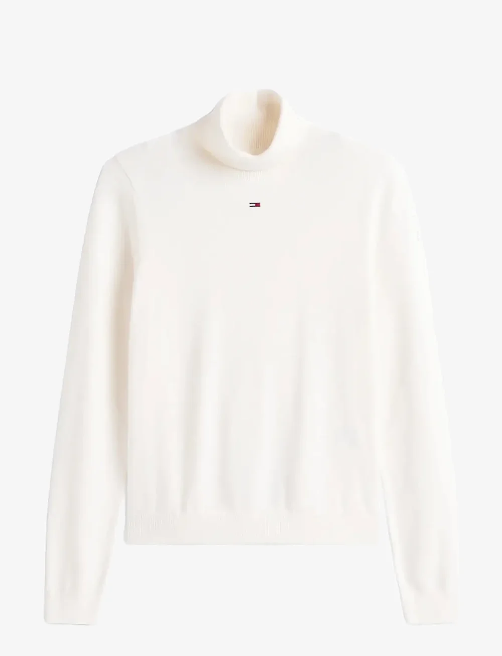 Tommy Jeans - TJW ESSENTIAL TRTLNK SWEATER - turtlenecks - ancient white - 1