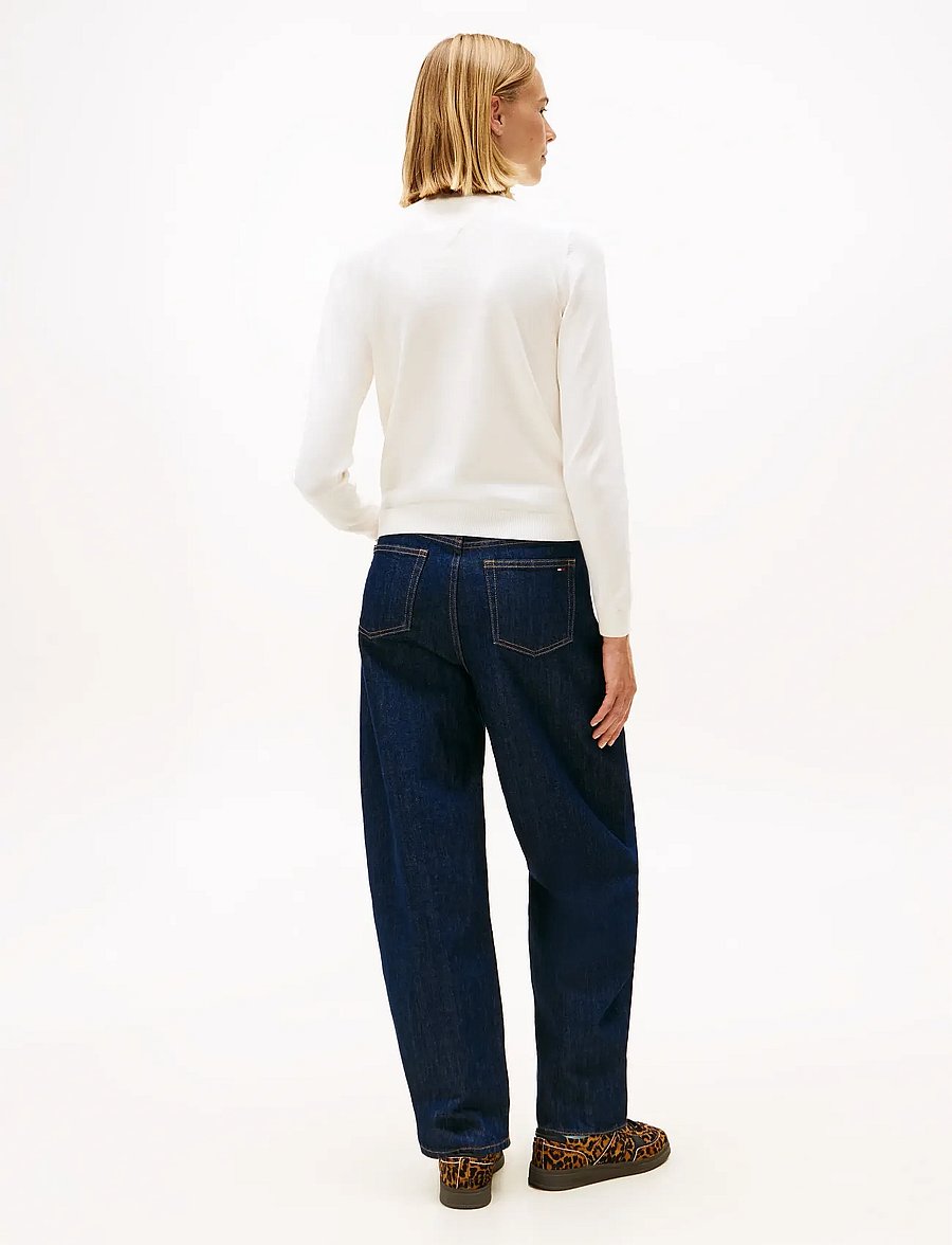 Tommy Jeans - TJW ESSENTIAL TRTLNK SWEATER - rollkragenpullover - ancient white - 3