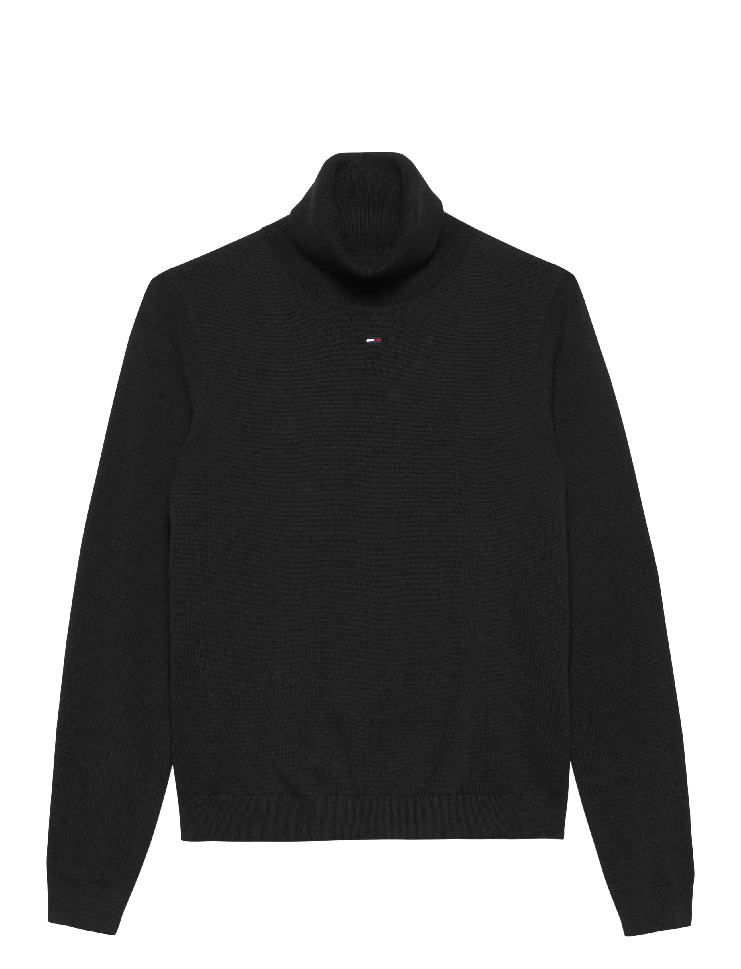 Tommy Jeans TJW ESSENTIAL TRTLNK SWEATER - Tøj - BLACK / black