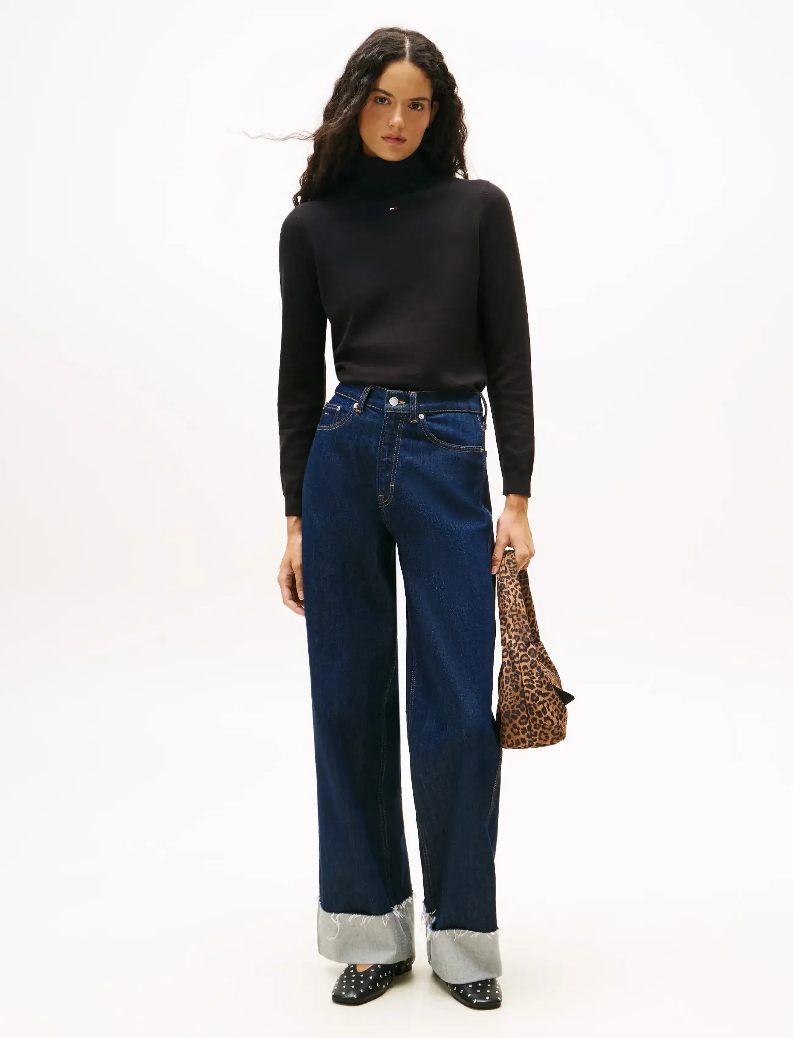 Tommy Jeans - TJW ESSENTIAL TRTLNK SWEATER - rollkragenpullover - black - 3