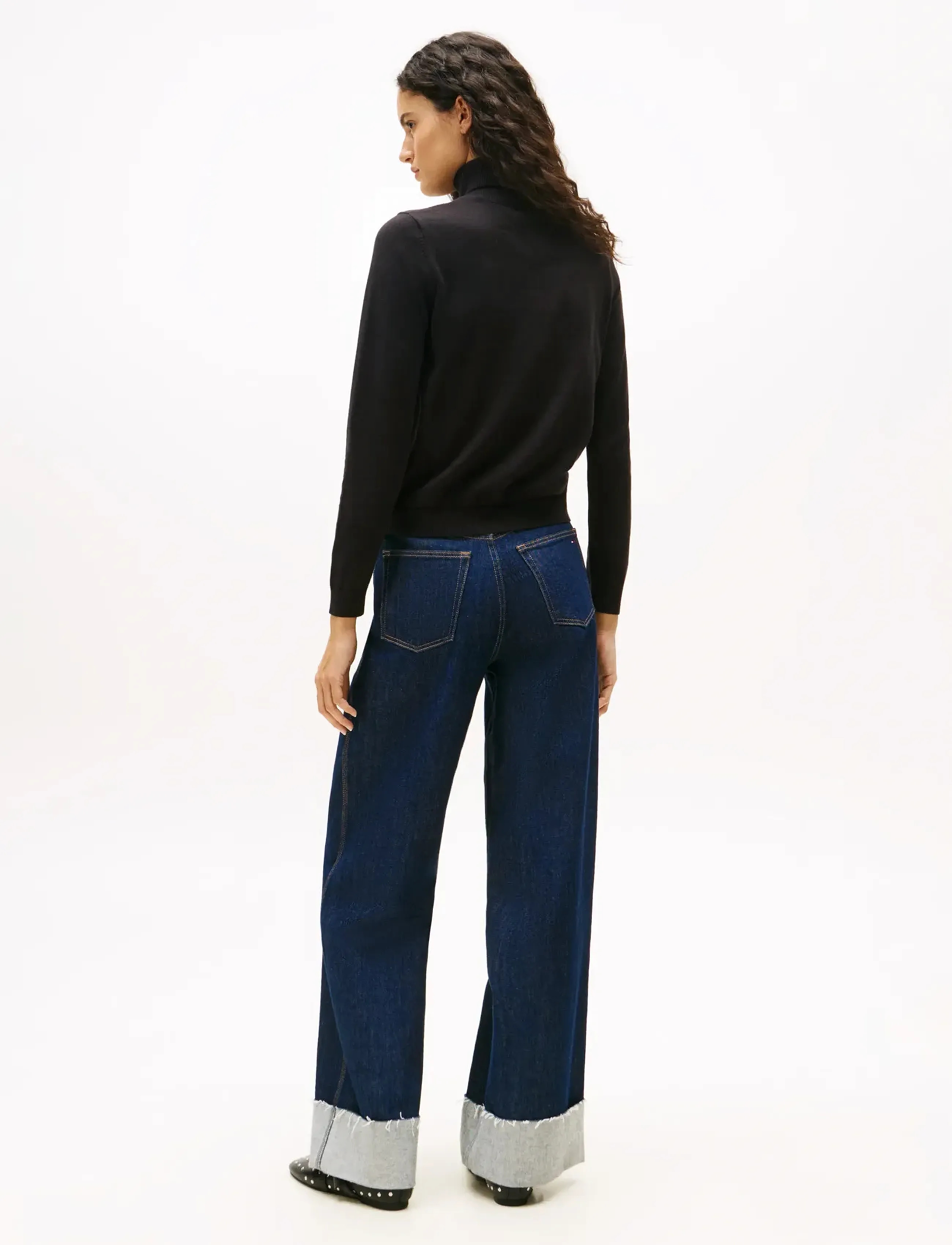 Tommy Jeans - TJW ESSENTIAL TRTLNK SWEATER - rollkragenpullover - black - 4