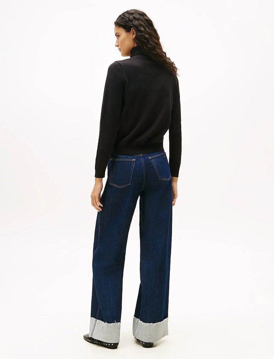 Tommy Jeans - TJW ESSENTIAL TRTLNK SWEATER - rullekraver - black - 4