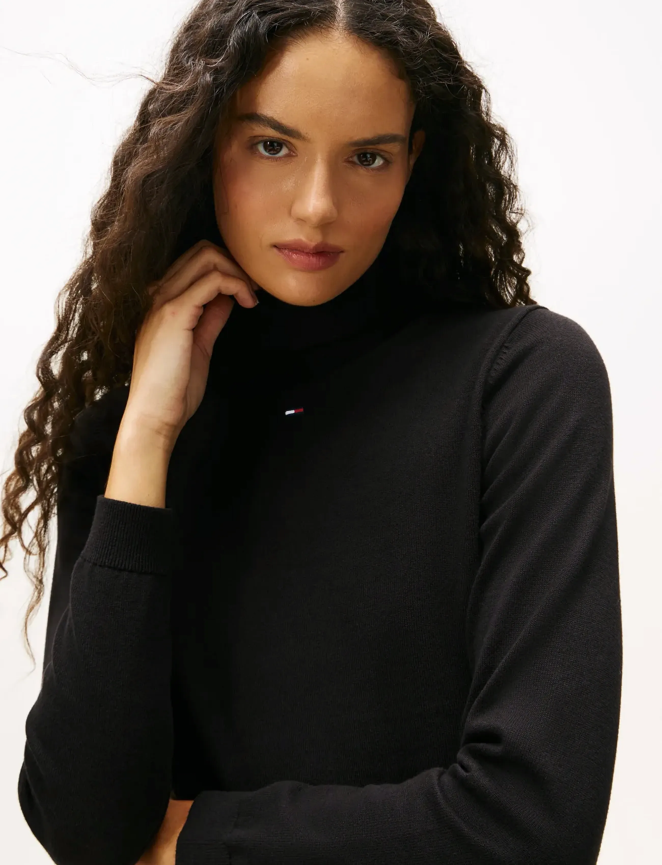 Tommy Jeans - TJW ESSENTIAL TRTLNK SWEATER - rollkragenpullover - black - 5